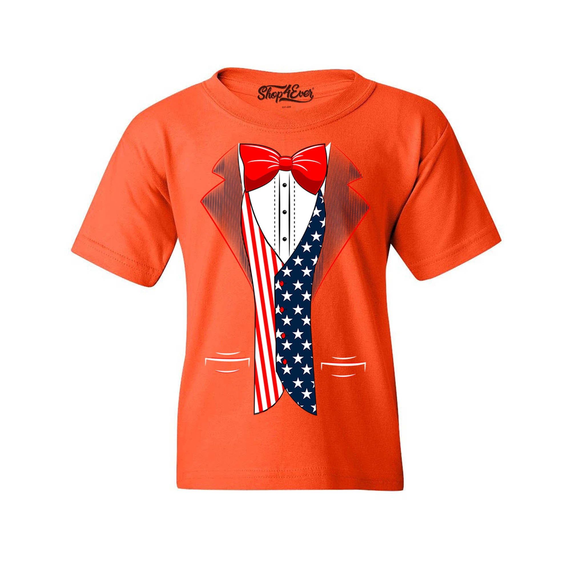 4th of July USA Tuxedo American Flag Youth's T-Shirt Youth