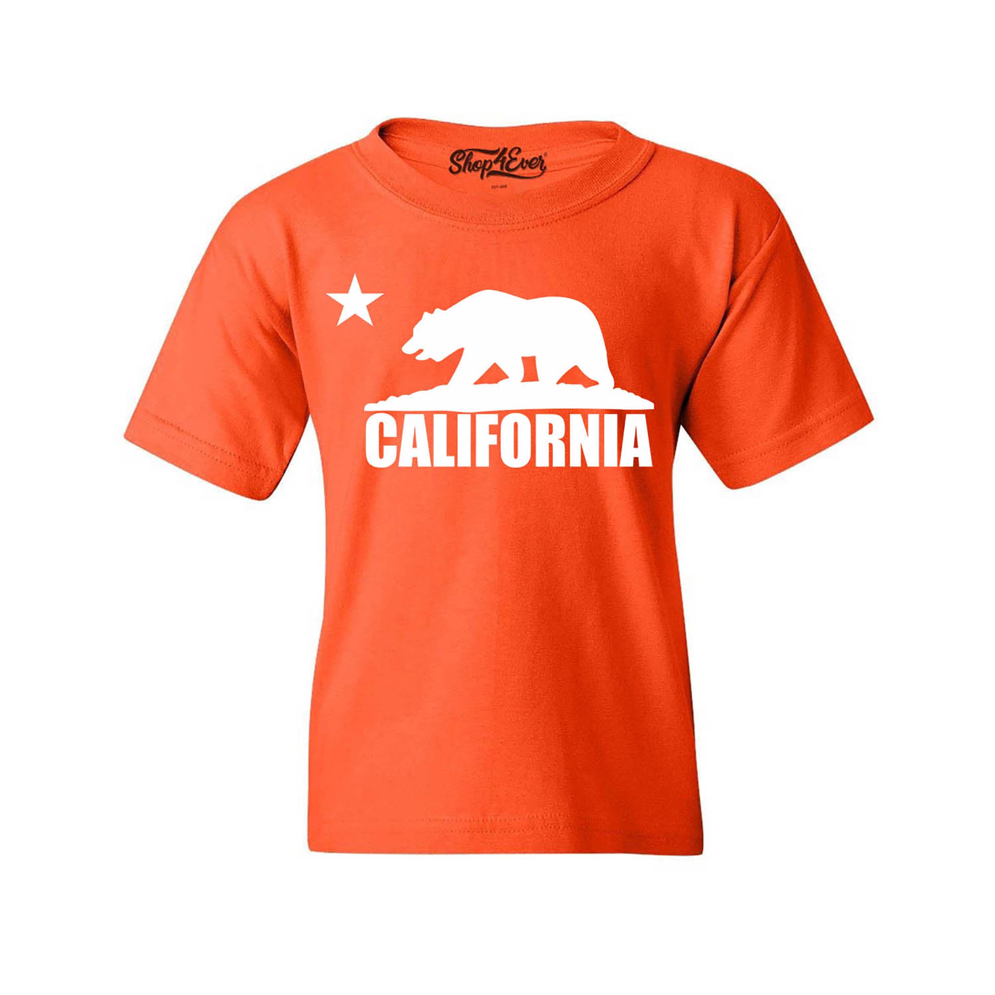 California Bear White Child Kids Tee Cali Youth's T-Shirt