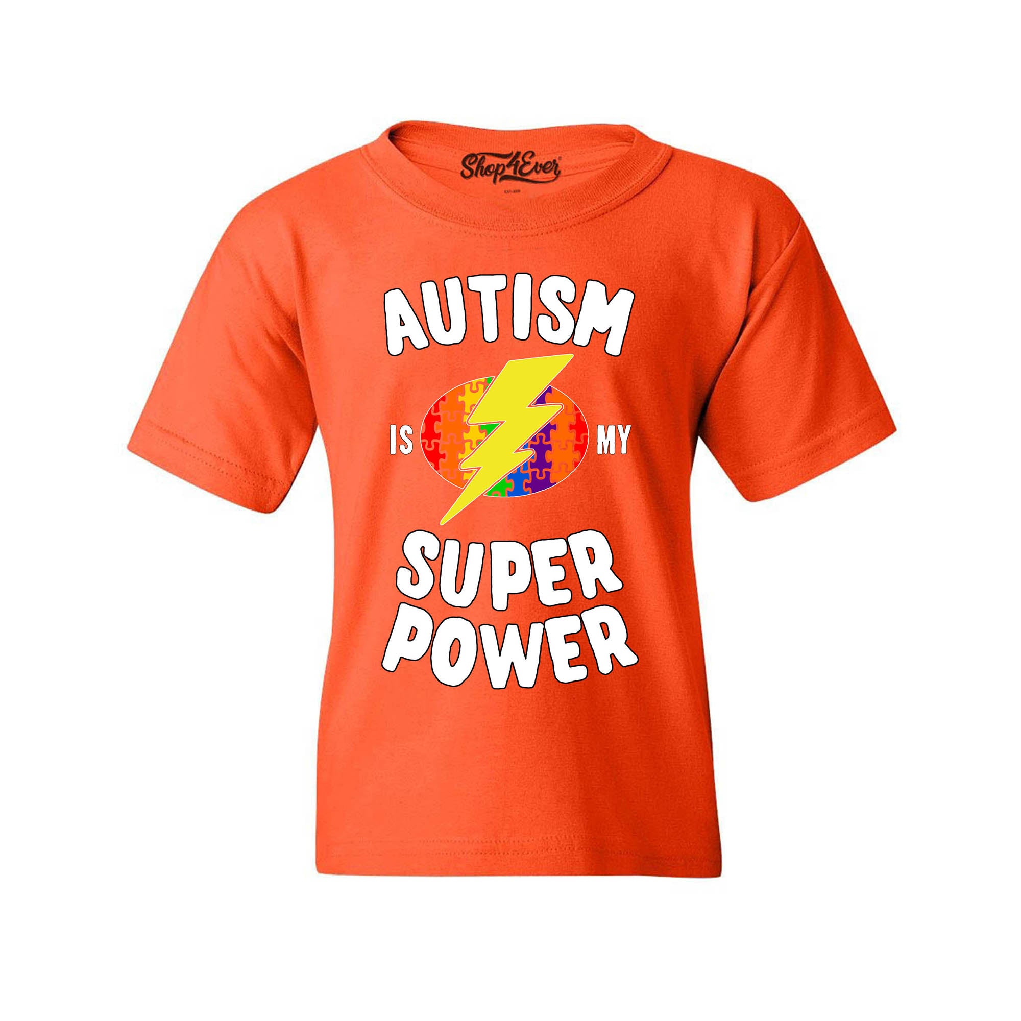 Autism is My Super Power Child's T-Shirt Kids Tee