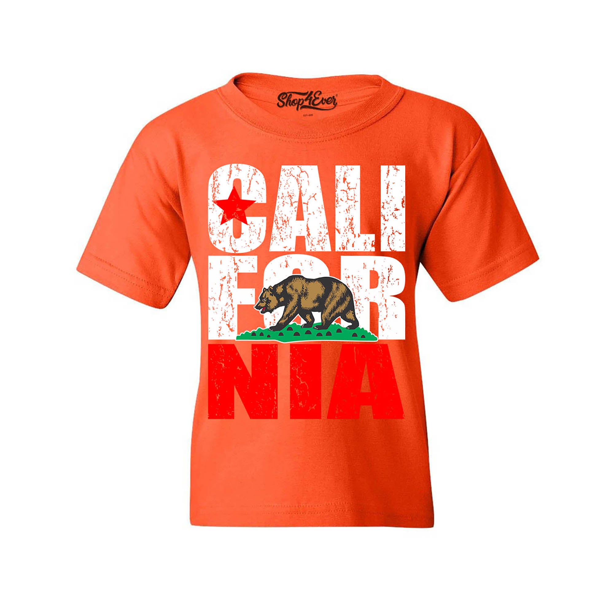 California State Flag Bear Child Kids Tee Cali Youth's T-Shirt Youth