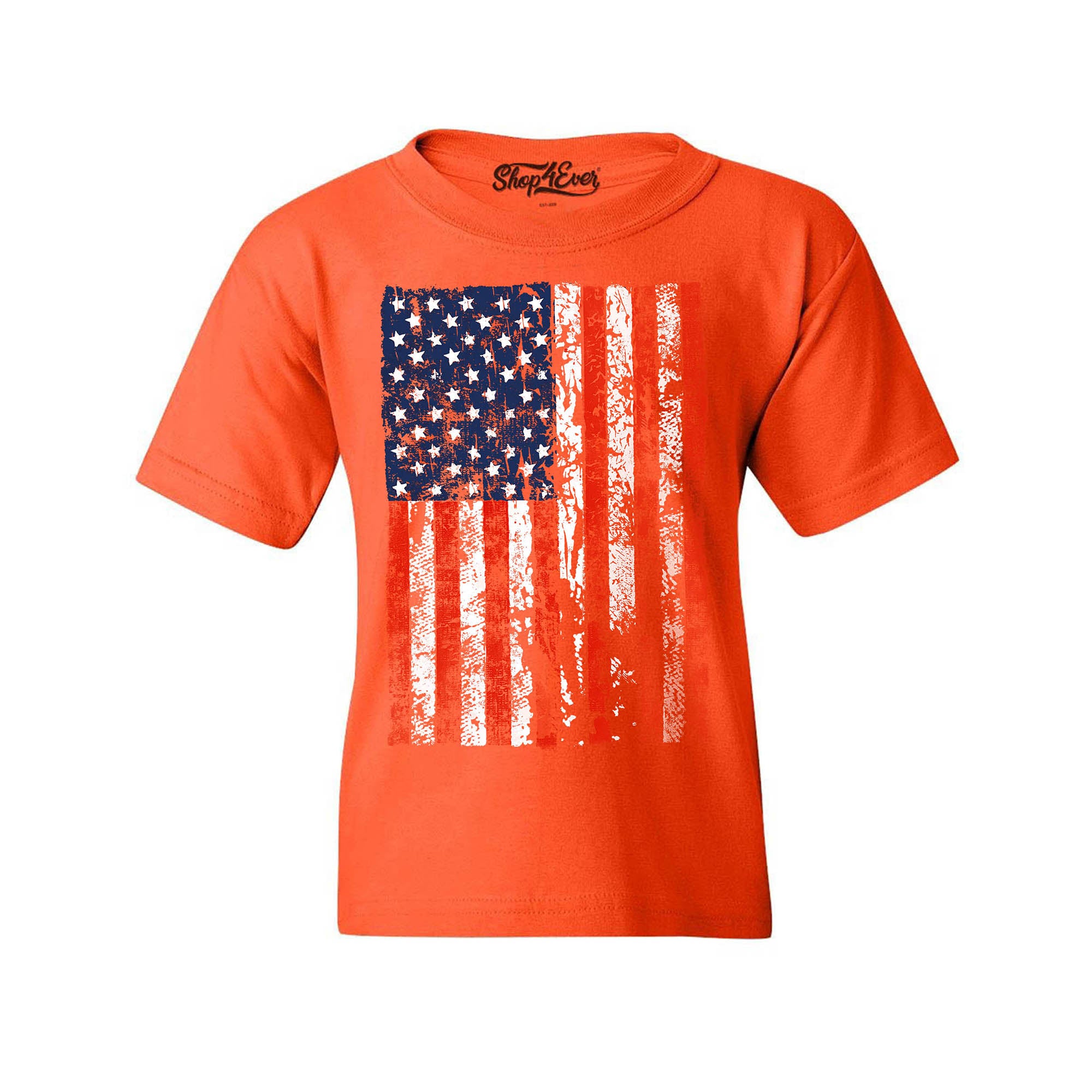 United States of America Flag Vintage Youth's T-Shirt USA Flag Shirts