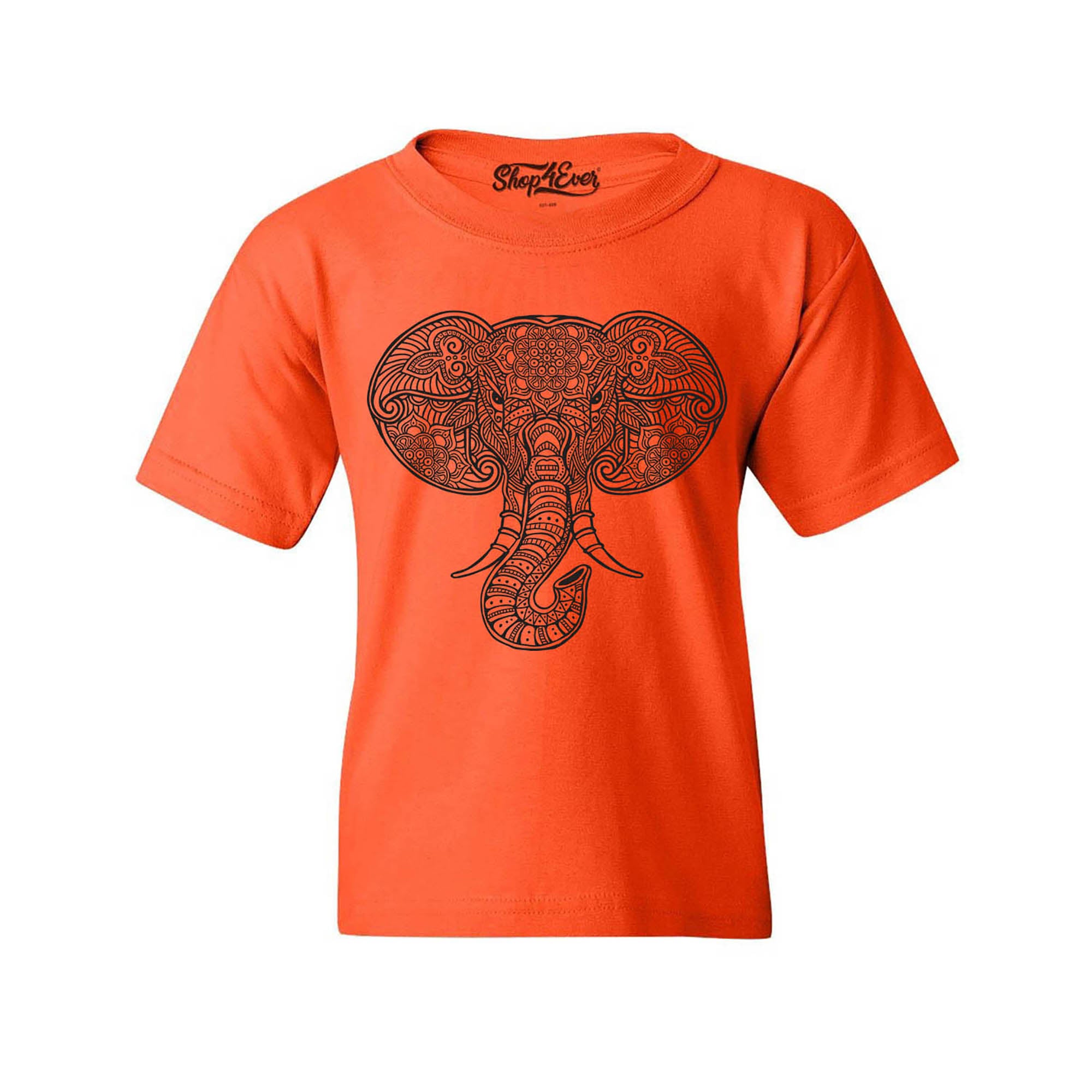 Mandala Elephant Youth's T-Shirt
