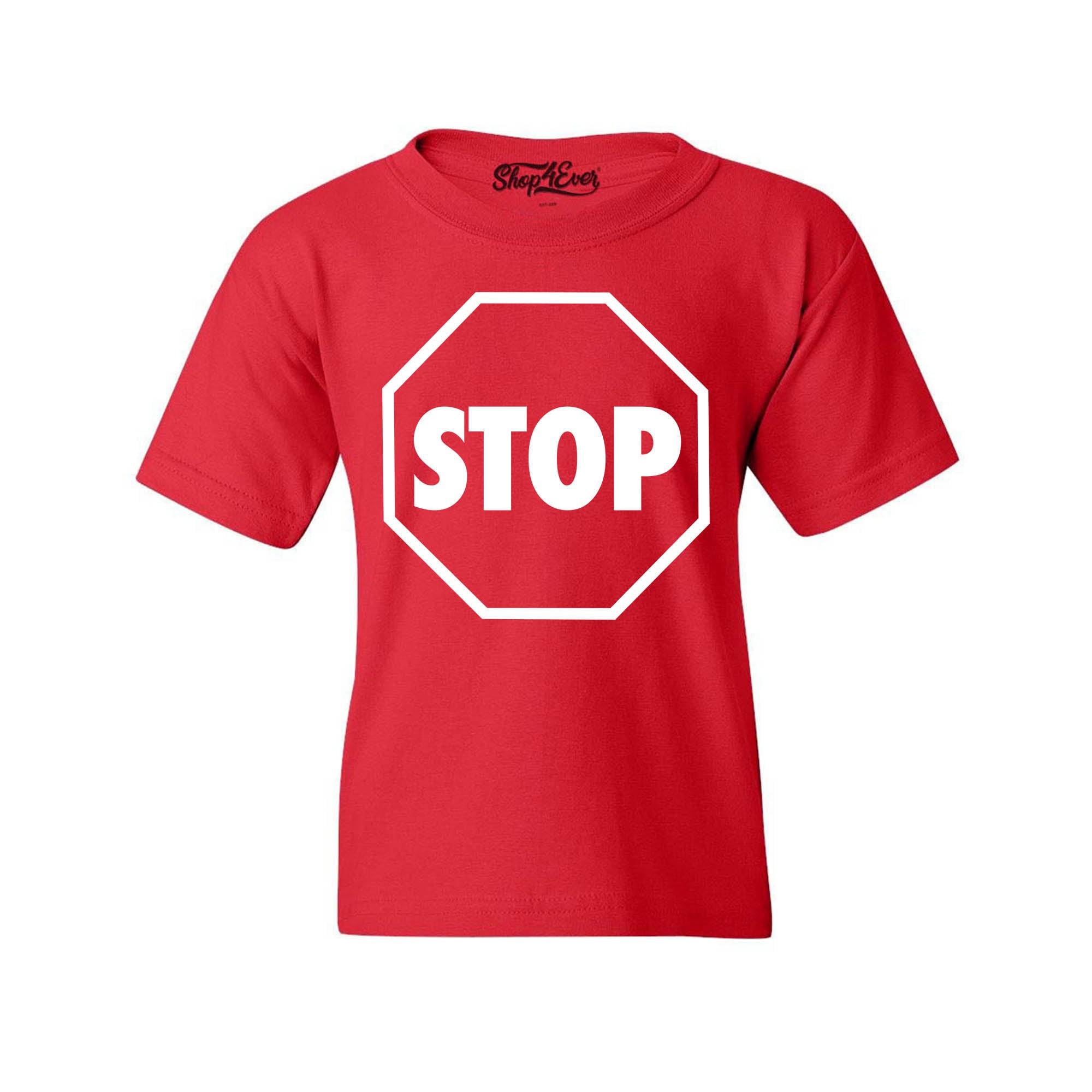 Stop Sign Traffic Stop Costume Youth's T-Shirt