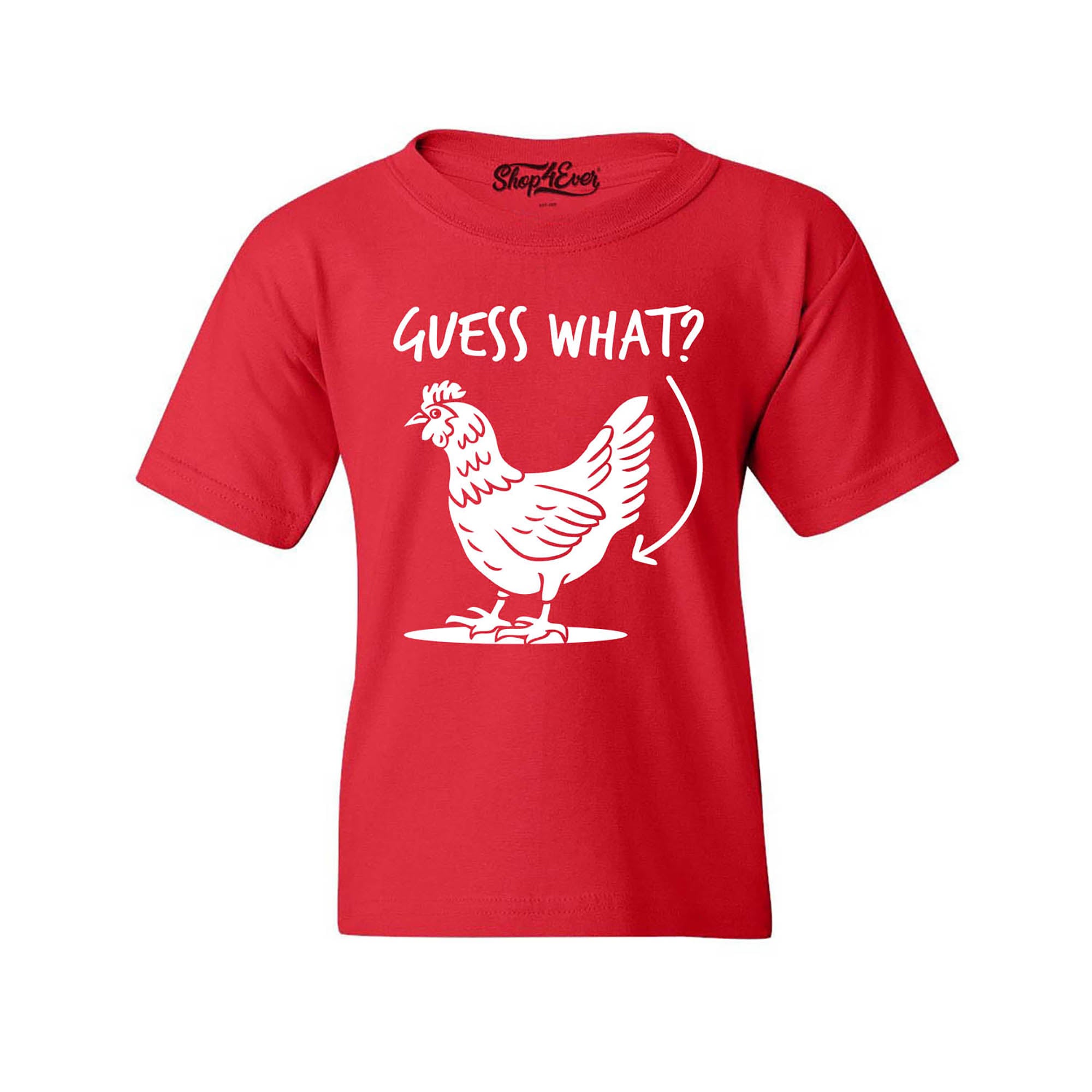 Guess What? Chicken Butt Kids Child Funny Youth's T-Shirt