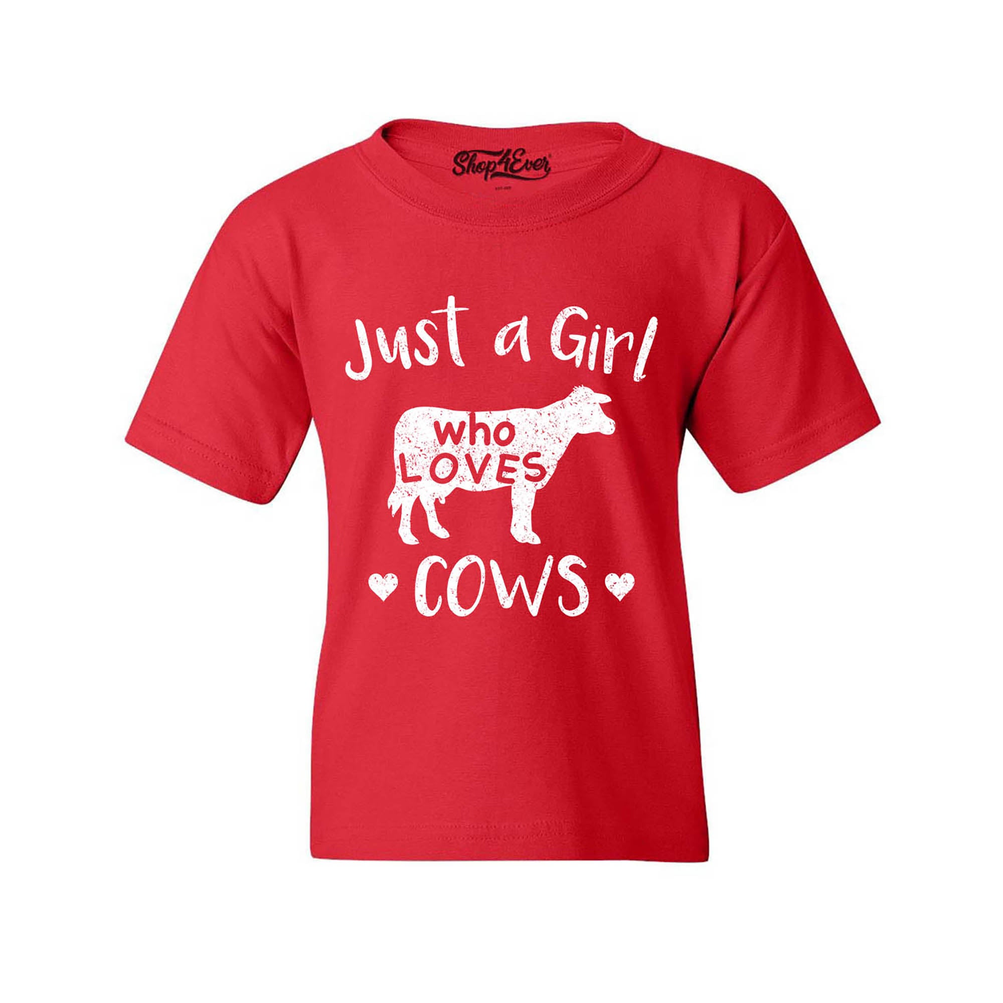 Just A Girl Who Loves Cows Youth's T-Shirt