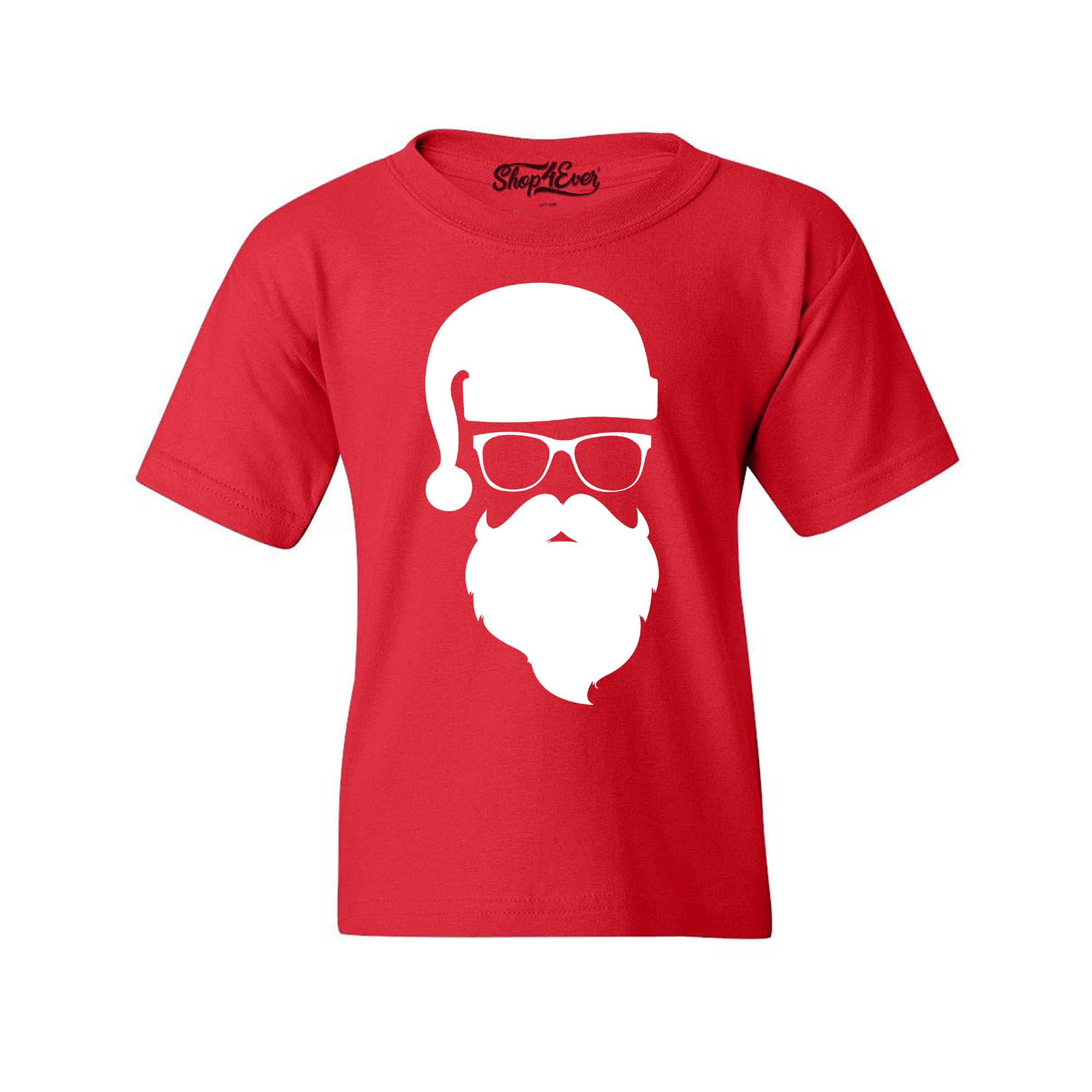 Hipster Santa with Sunglasses Christmas Youth's T-Shirt