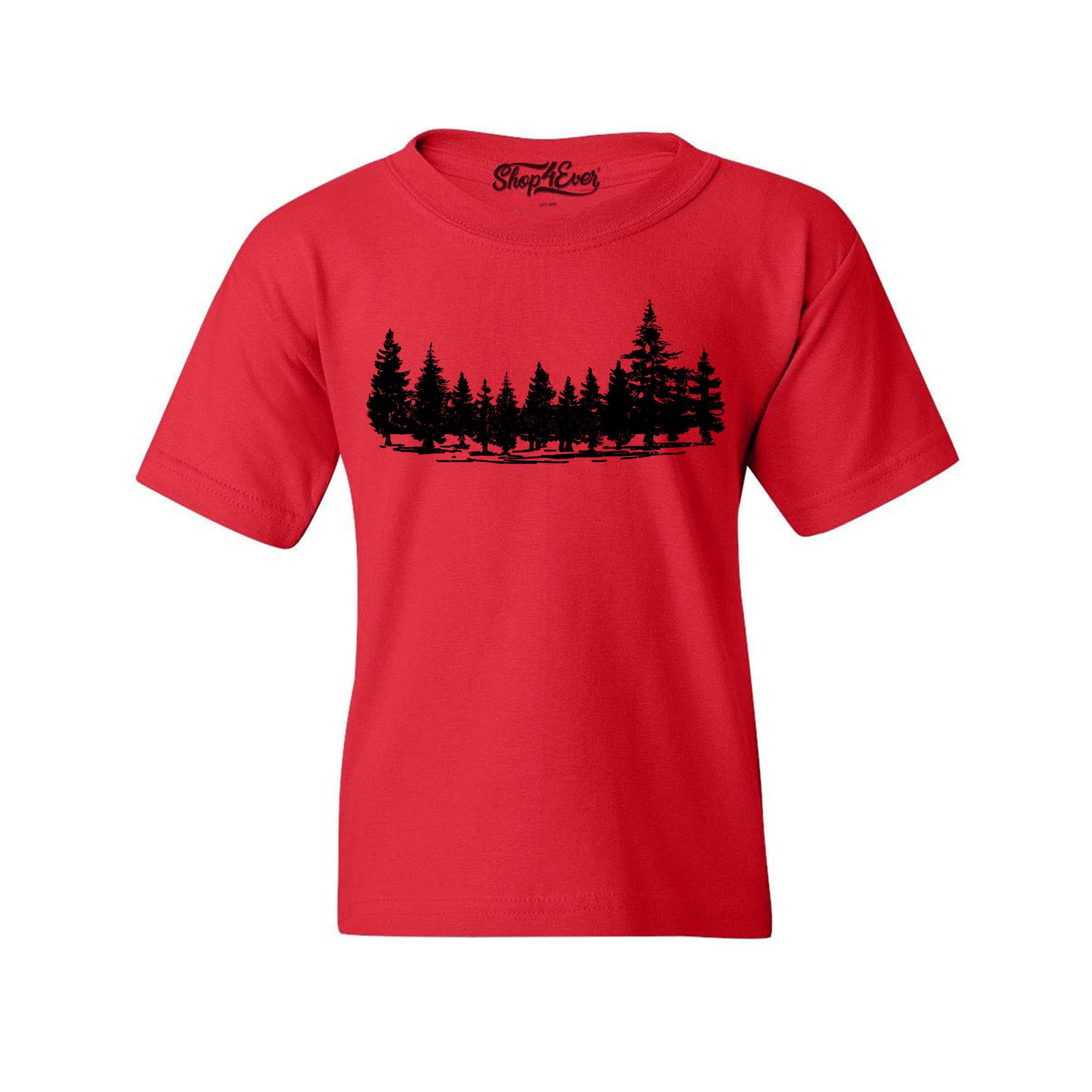 Forest Trees Nature Mountains Wildlife Child's T-Shirt Kids Tee