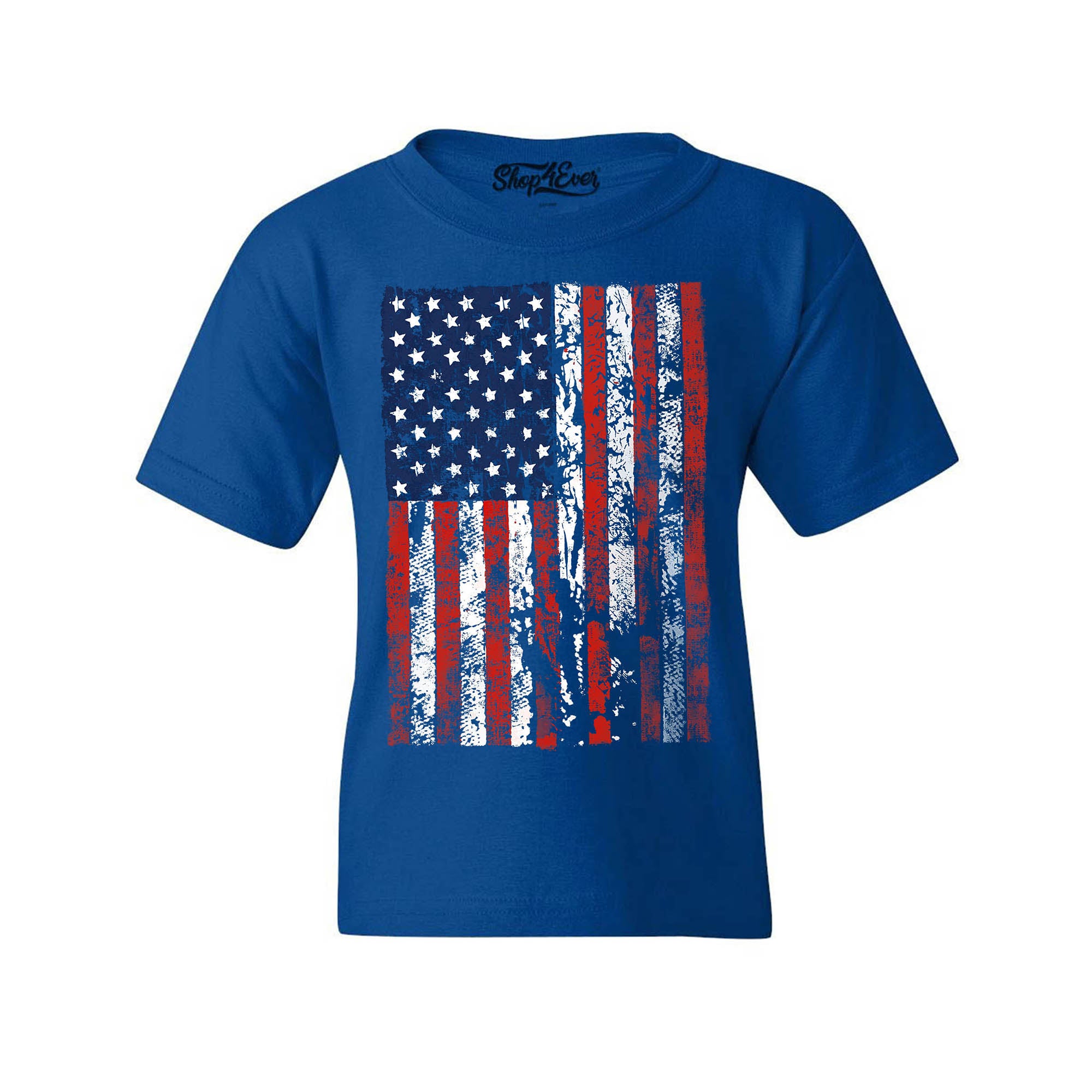 United States of America Flag Vintage Youth's T-Shirt USA Flag Shirts