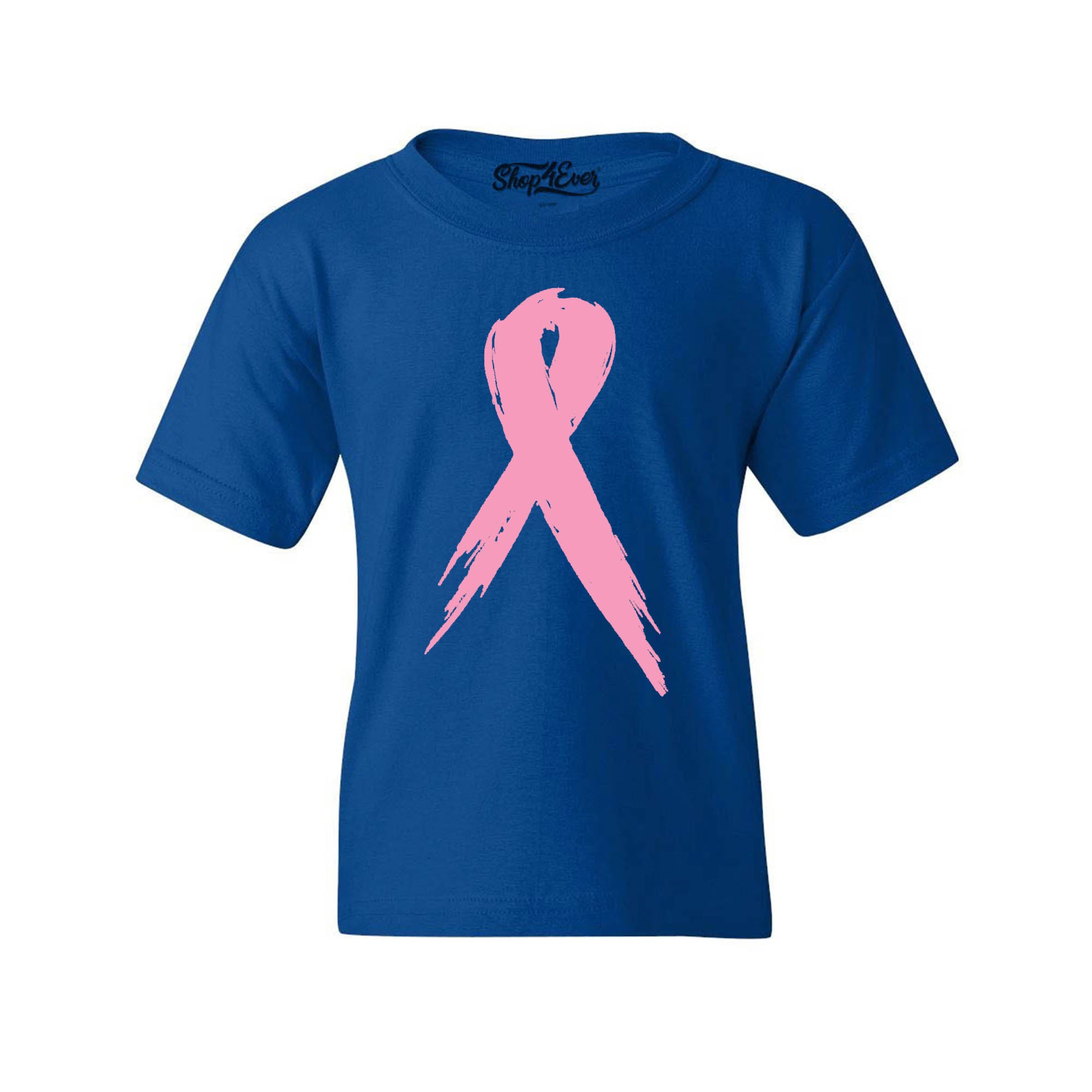 Pink Breast Cancer Ribbon Youth T-Shirt Support Awareness Child's Tee