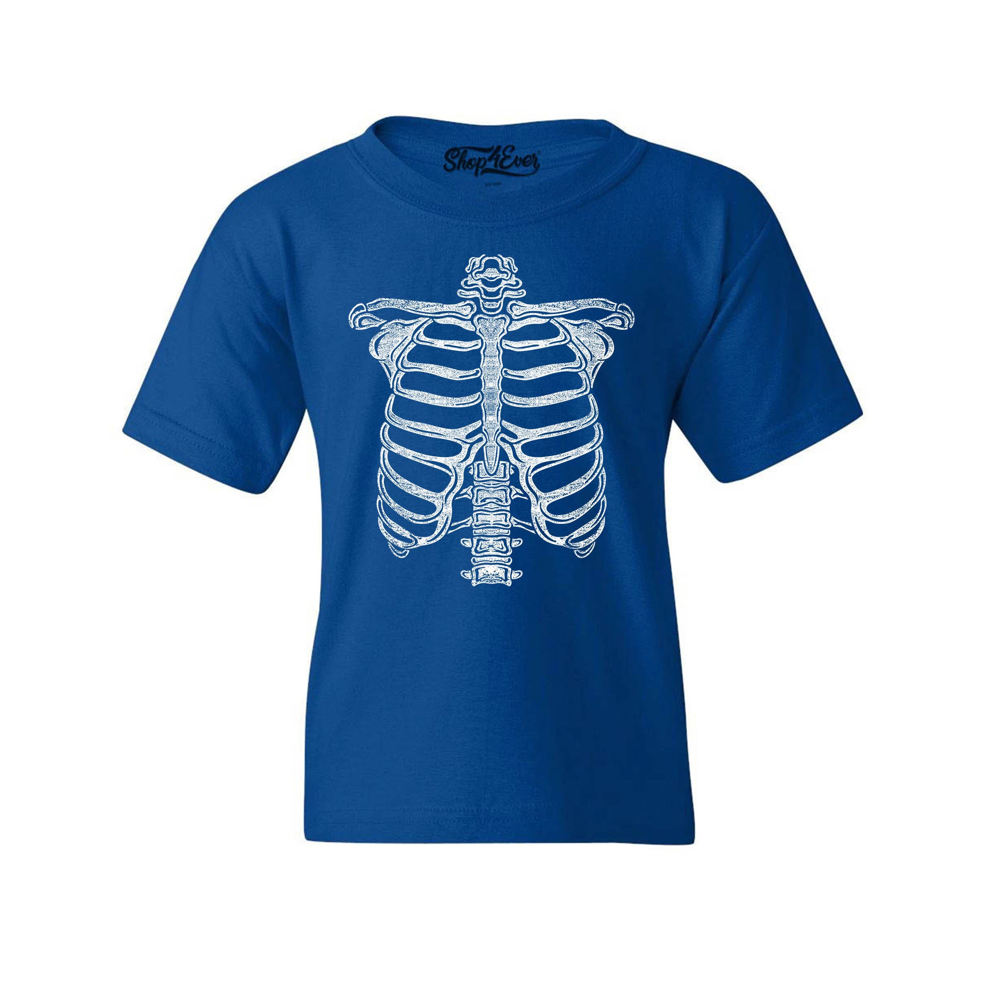 Skeleton Ribcage Bones Halloween Costume Child's Tee Skull Youth's T-Shirt