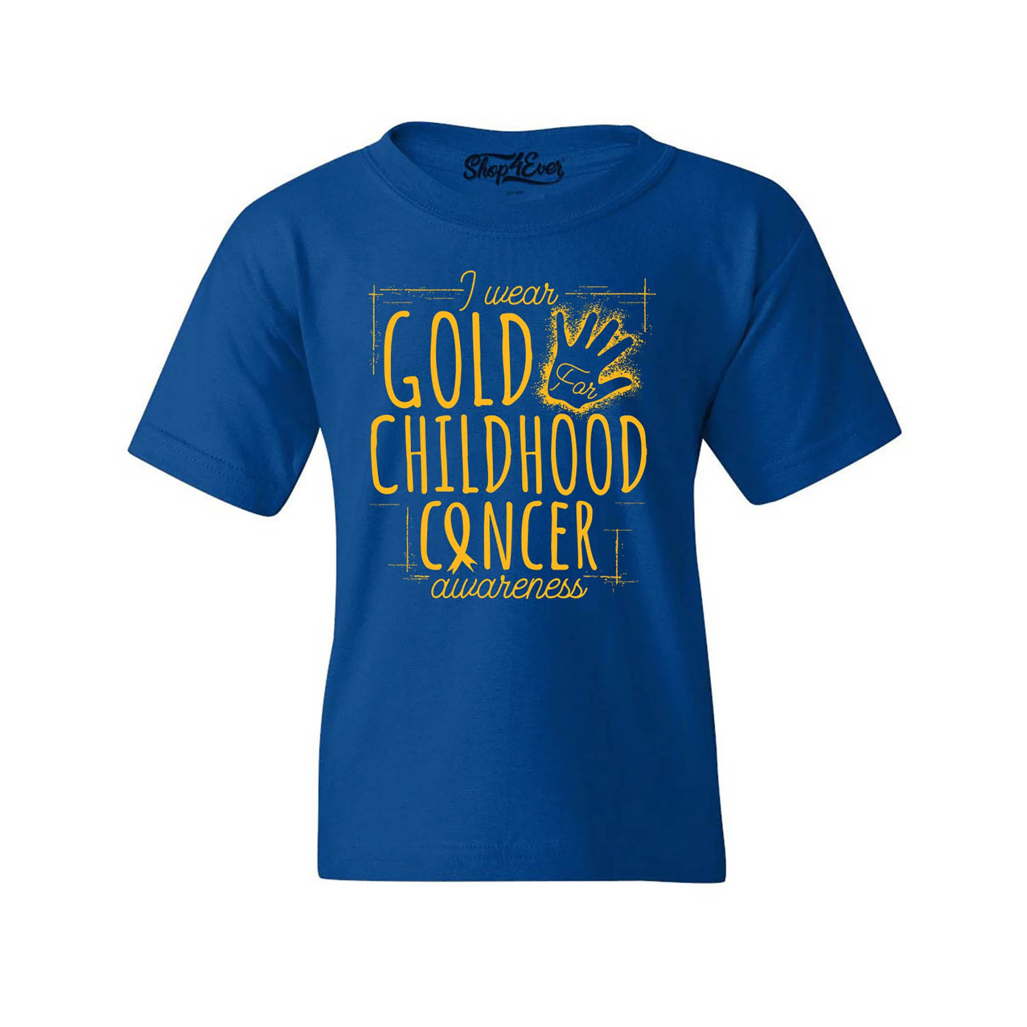 I Wear Gold for Childhood Cancer Awareness Kids Child Youth's T-Shirt