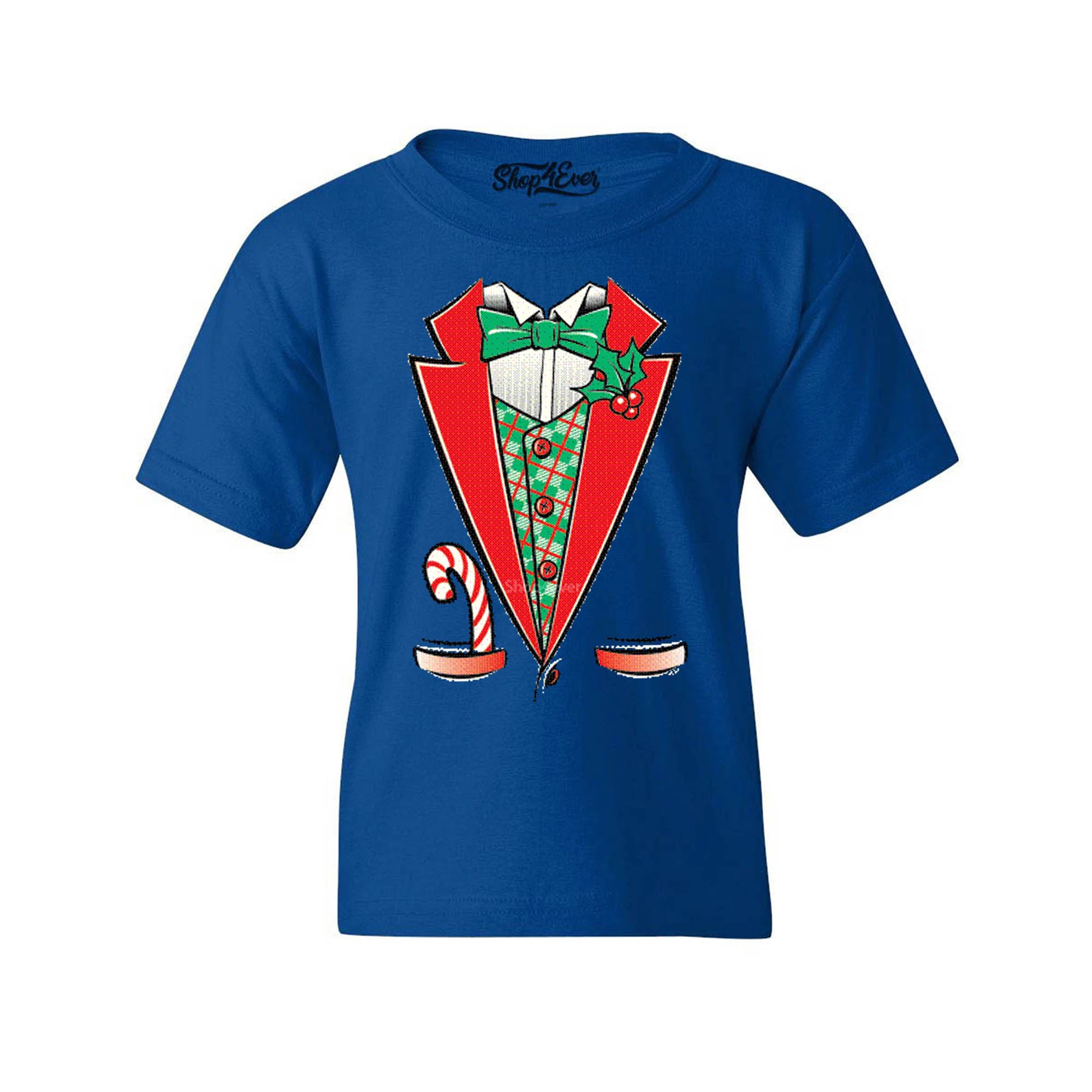 Tuxedo Christmas Costume Youth's T-Shirt Xmas Shirts