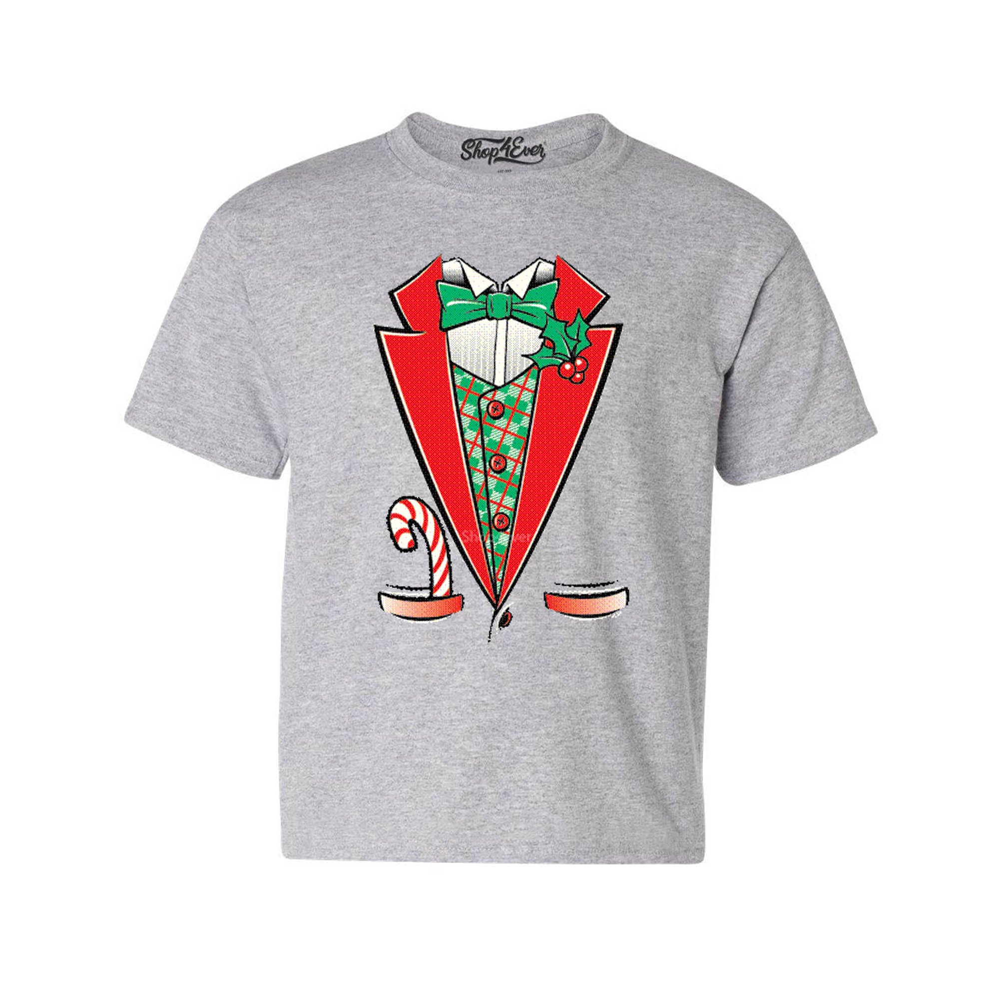 Tuxedo Christmas Costume Youth's T-Shirt Xmas Shirts