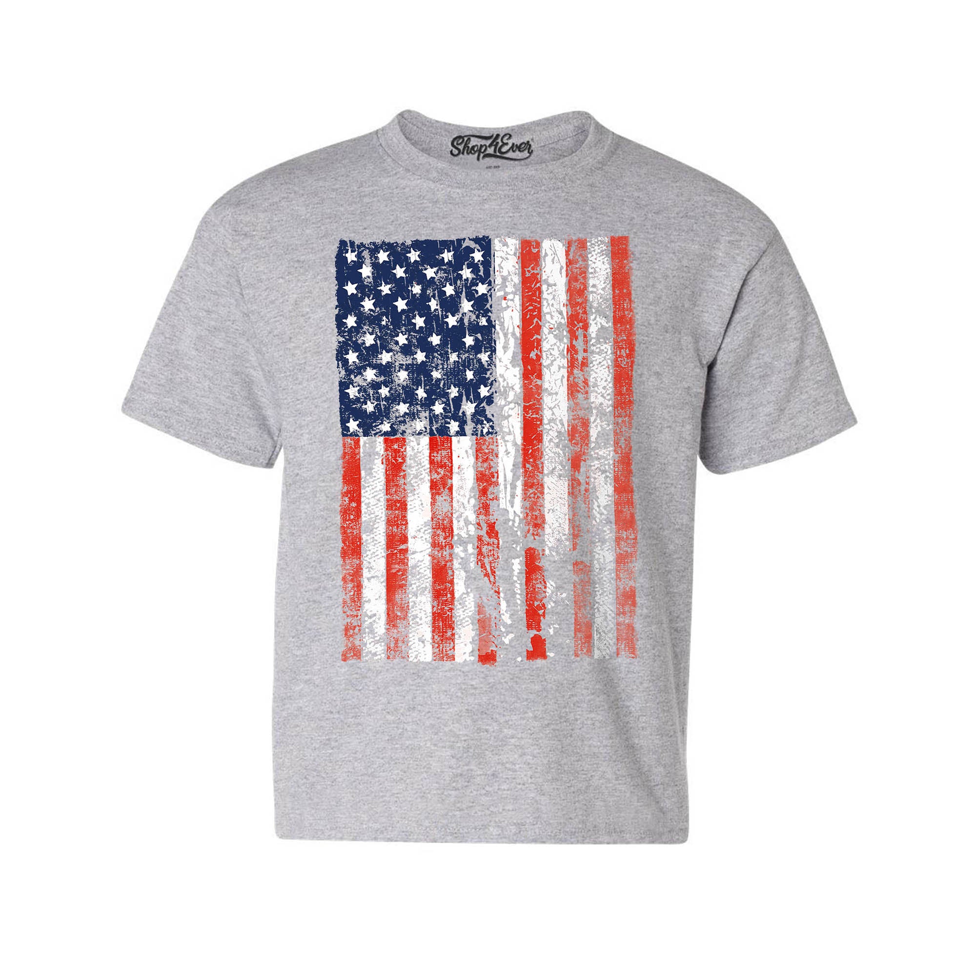 United States of America Flag Vintage Youth's T-Shirt USA Flag Shirts