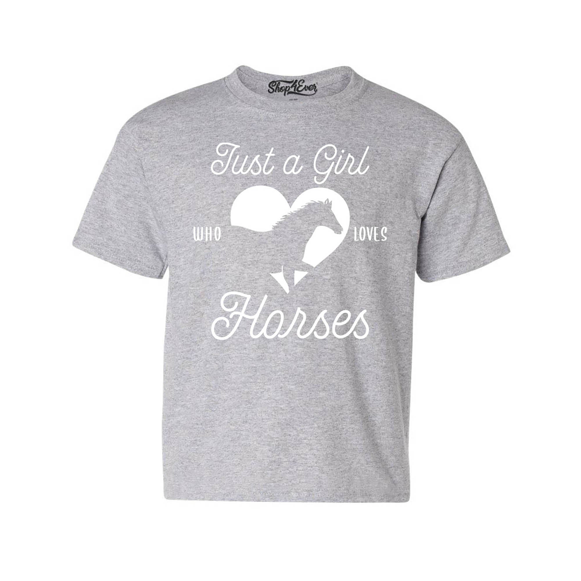 Just A Girl Who Loves Horses Youth's T-Shirt