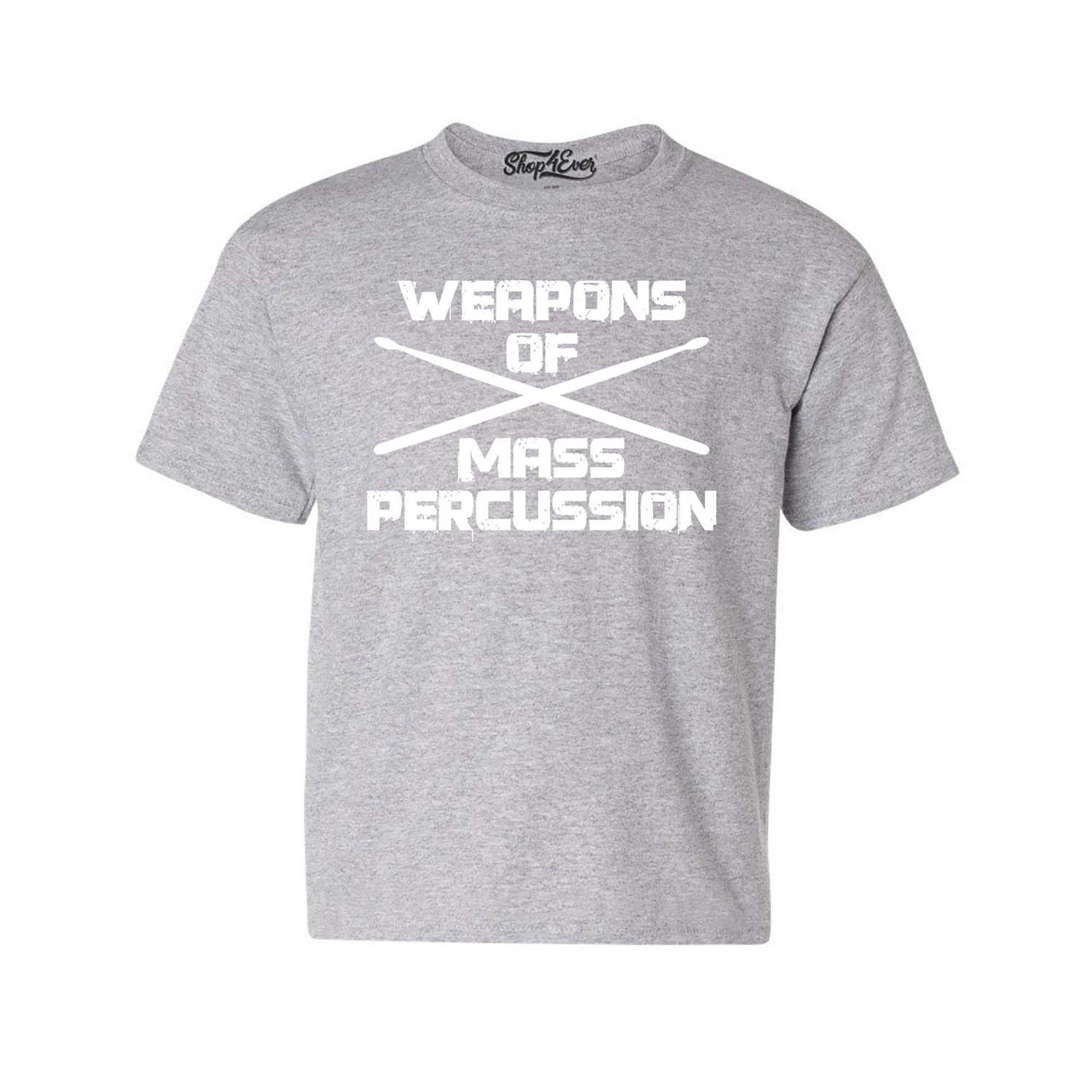 Weapons of Mass Percussion Drumsticks Drummer Youth's T-Shirt