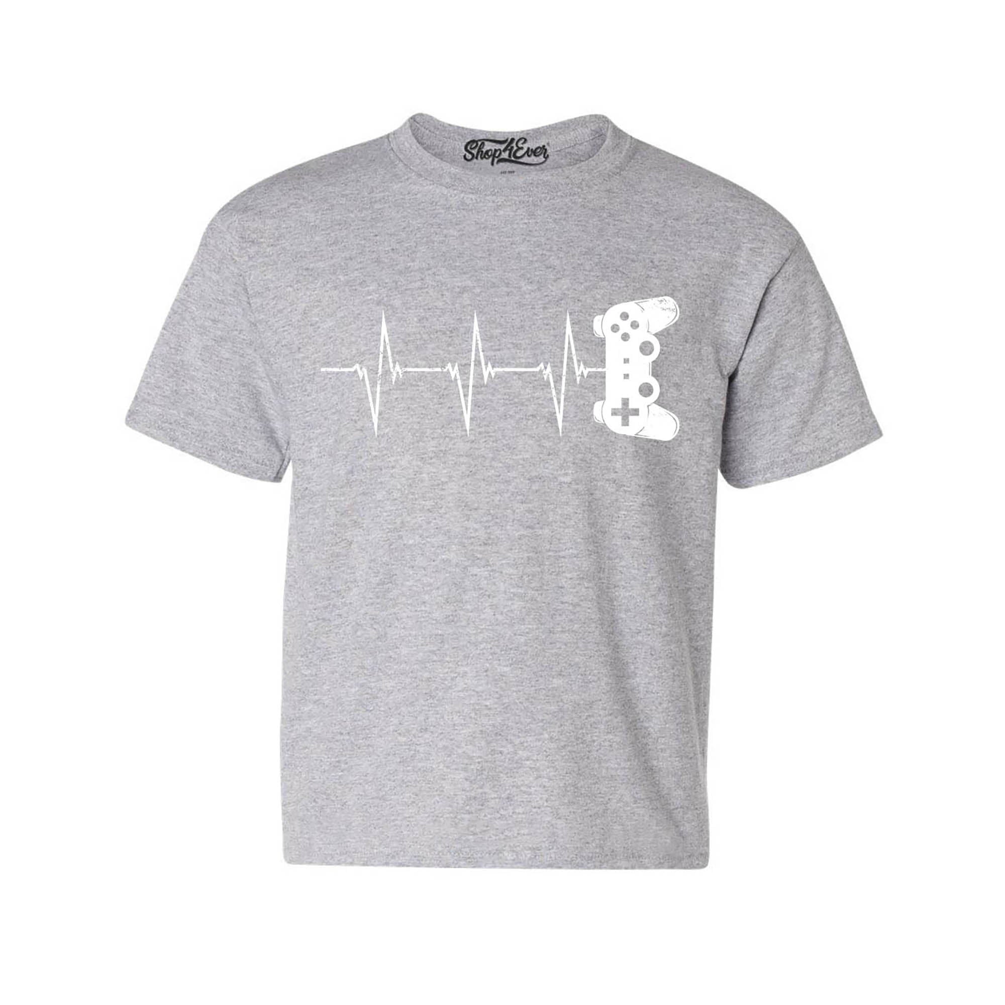 Gamer Heartbeat Boys Kids Child Video Game Youth's T-Shirt