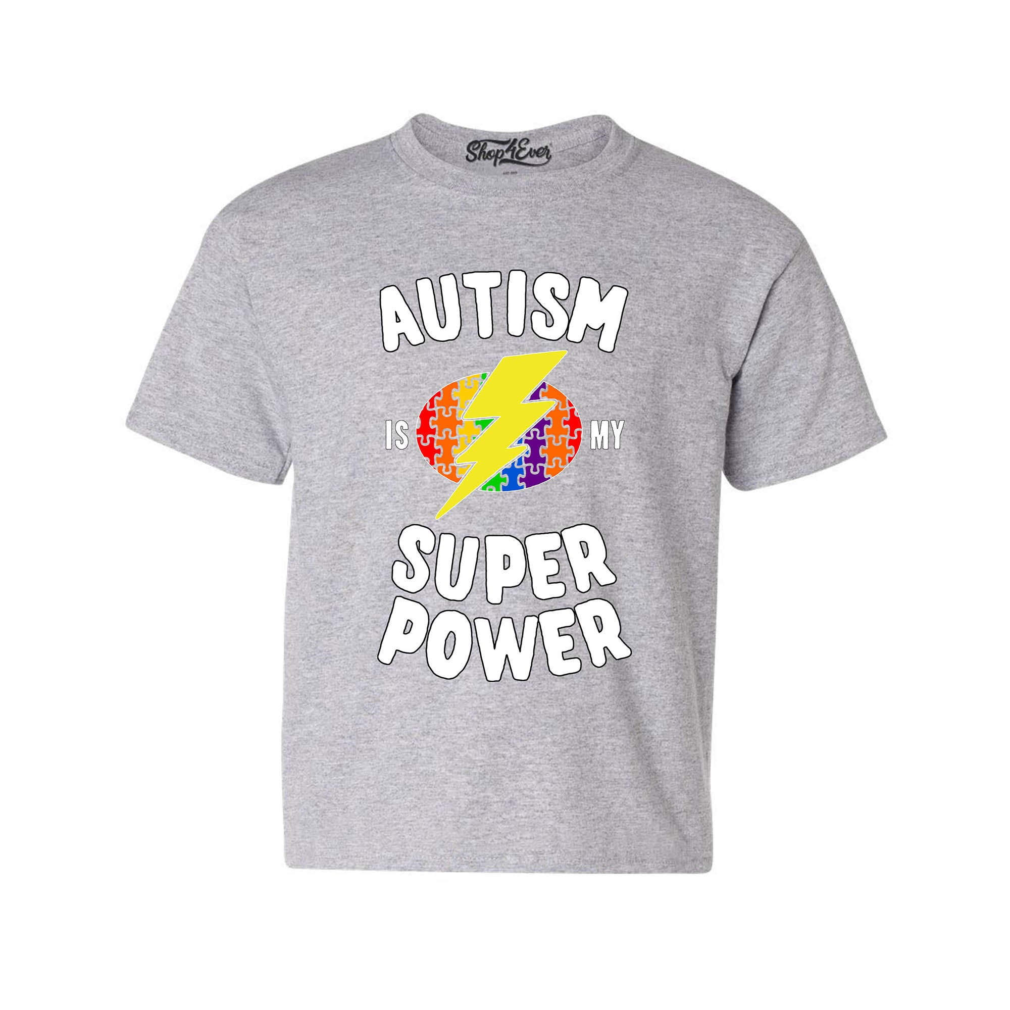 Autism is My Super Power Child's T-Shirt Kids Tee