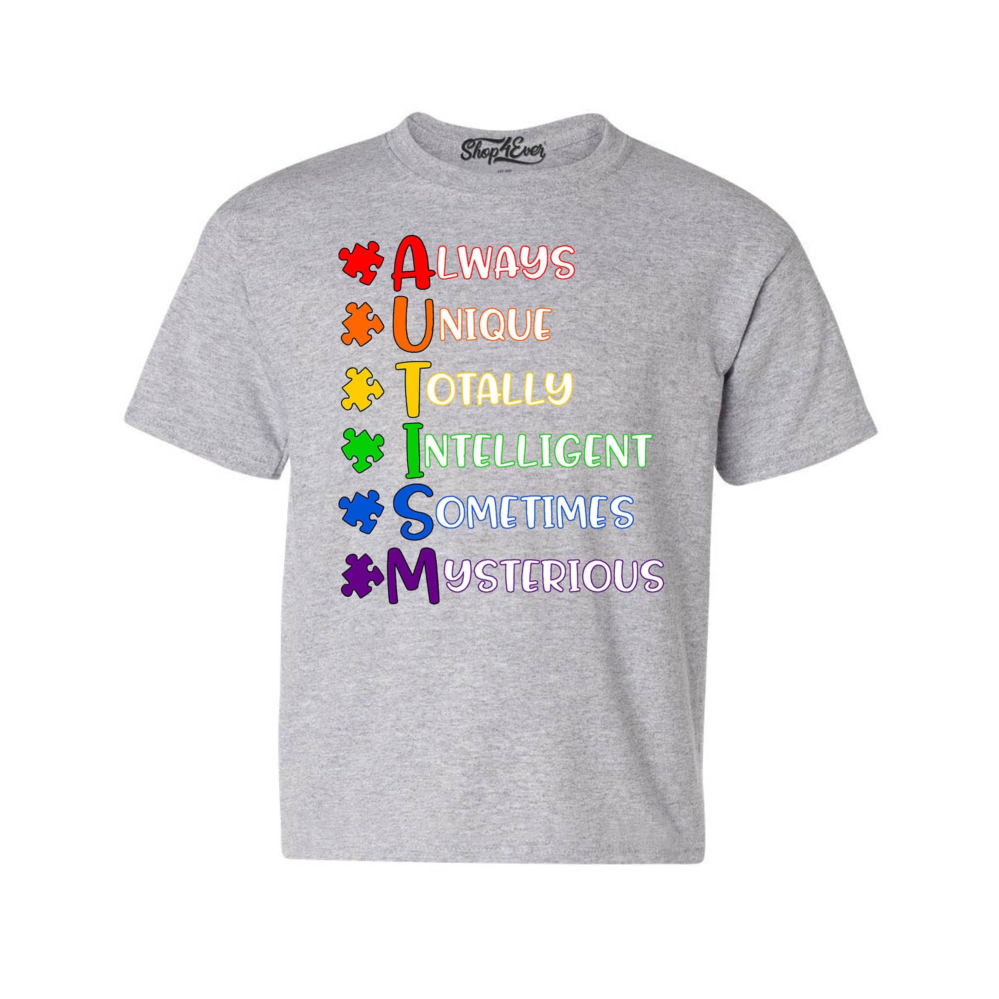Always Unique Puzzle Autism Awareness Child's T-Shirt Kids Tee