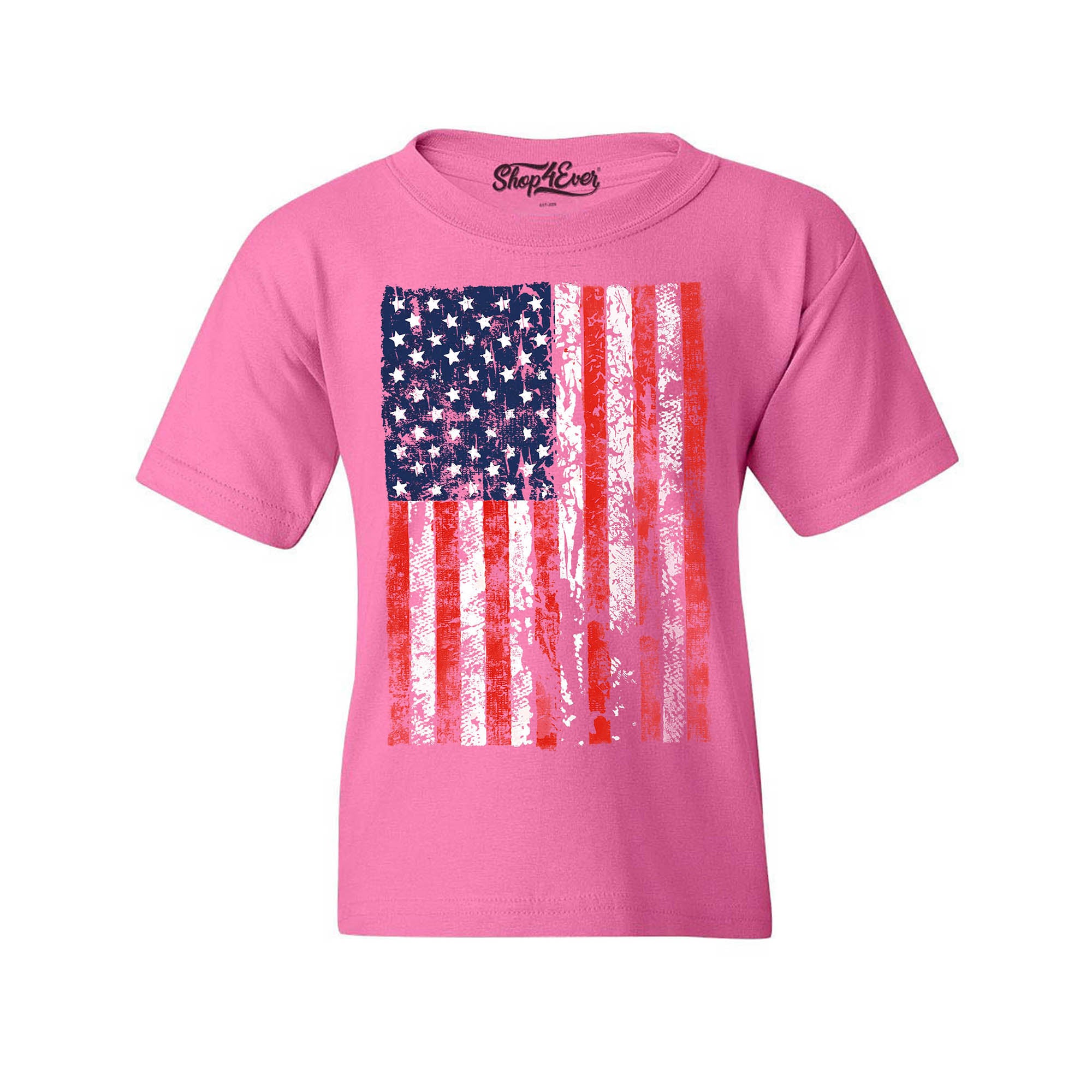 United States of America Flag Vintage Youth's T-Shirt USA Flag Shirts
