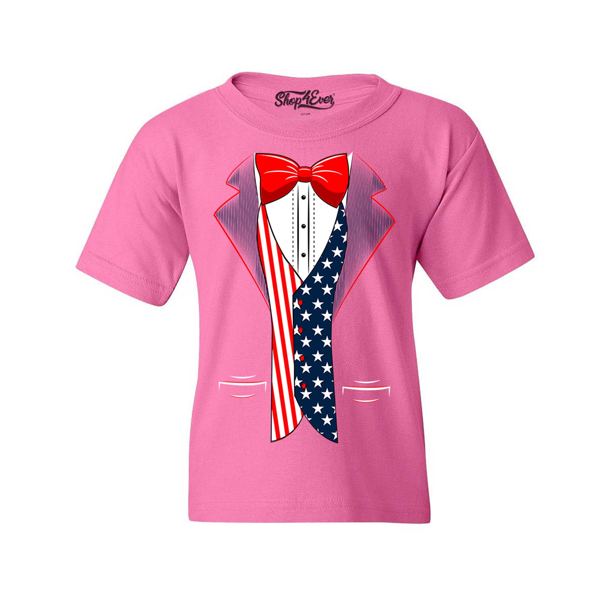 4th of July USA Tuxedo American Flag Youth's T-Shirt Youth