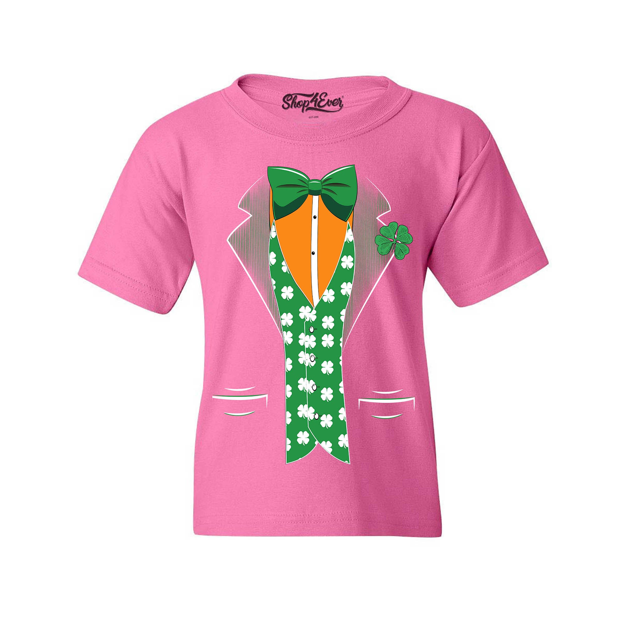St. Patrick's Day Irish Tuxedo Leprechaun Costume Child's T-Shirt Kids Tee