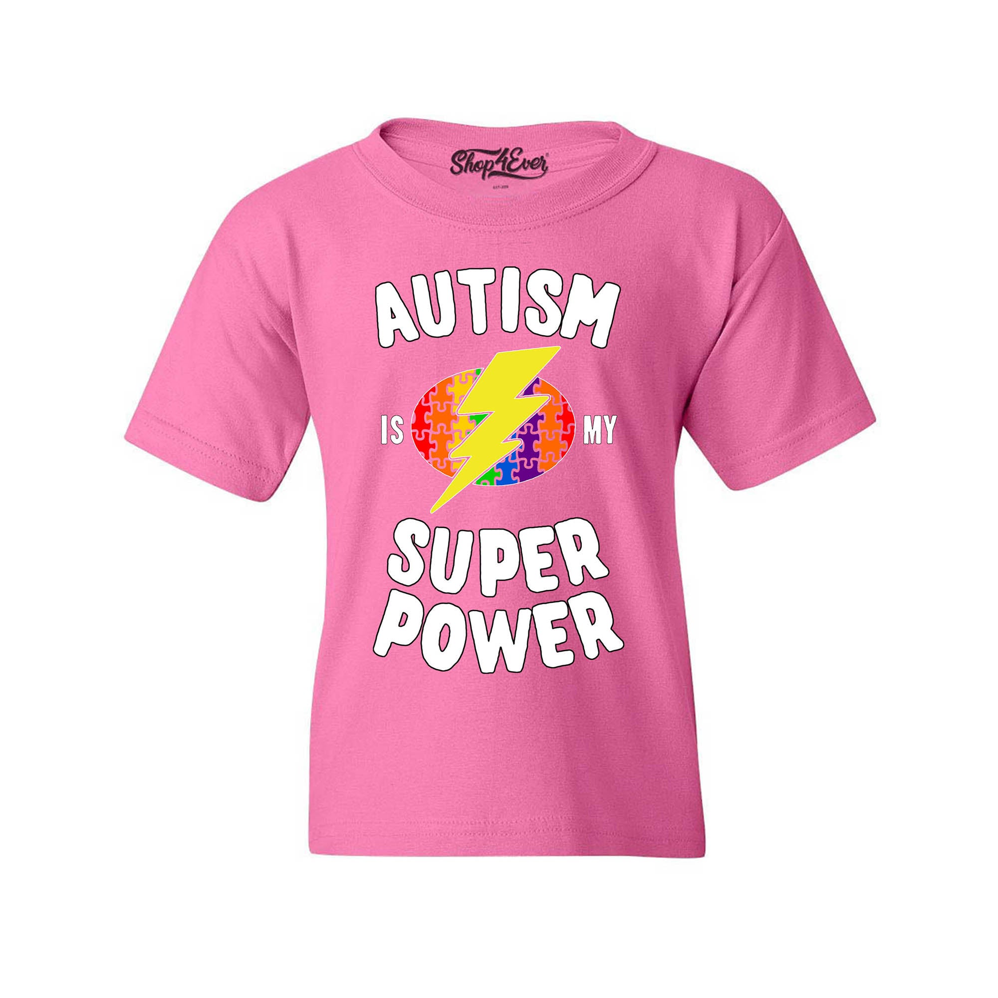Autism is My Super Power Child's T-Shirt Kids Tee