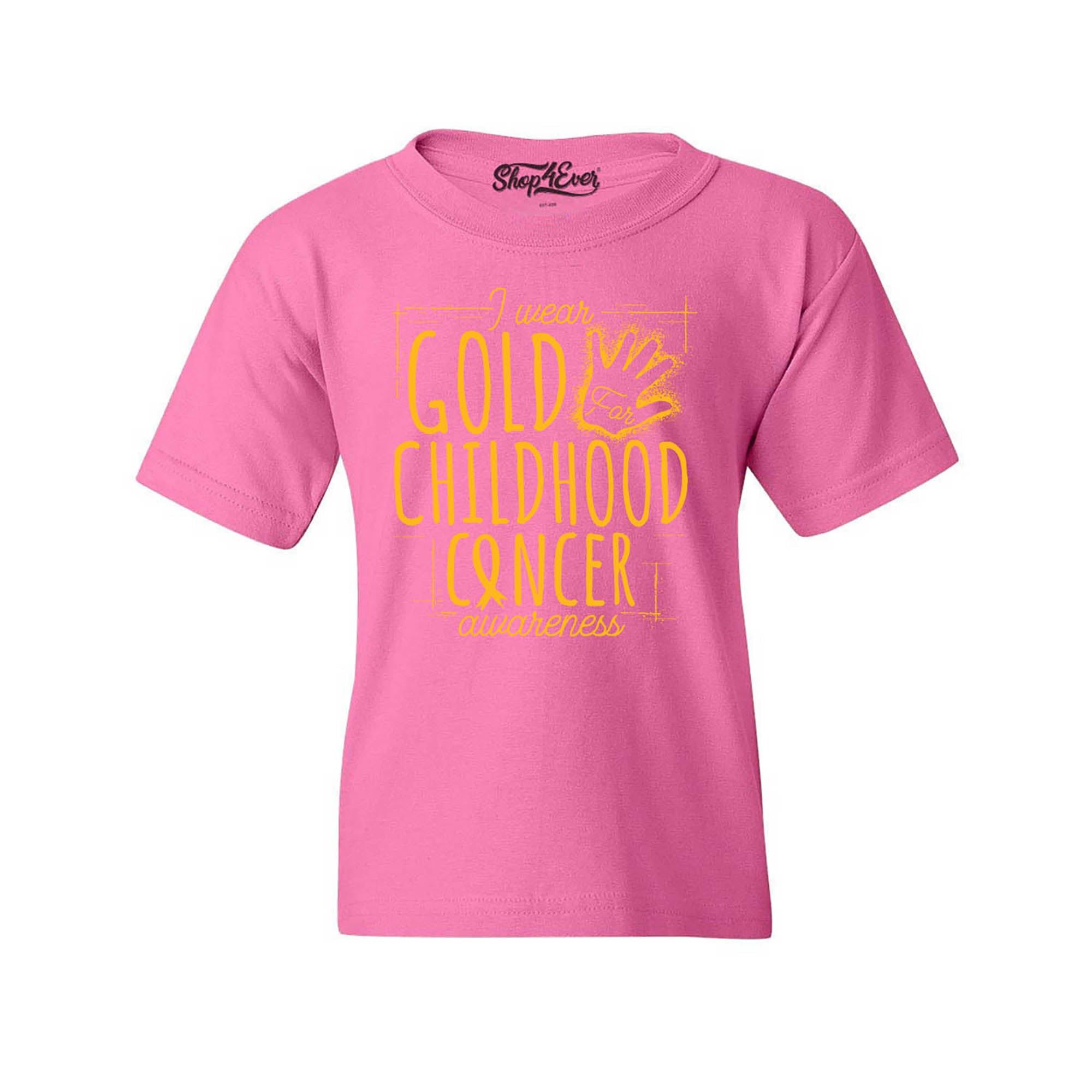 I Wear Gold for Childhood Cancer Awareness Kids Child Youth's T-Shirt