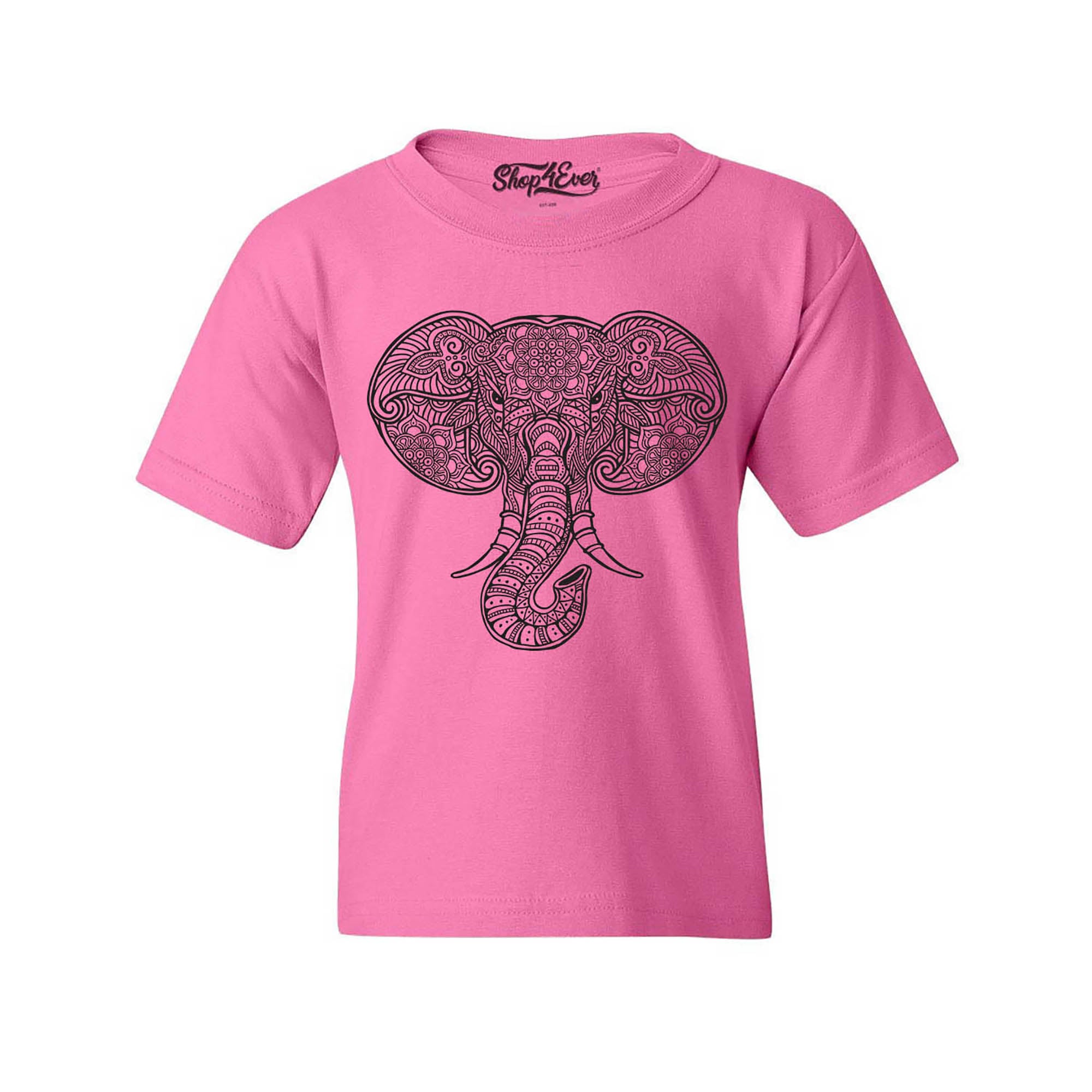 Mandala Elephant Youth's T-Shirt