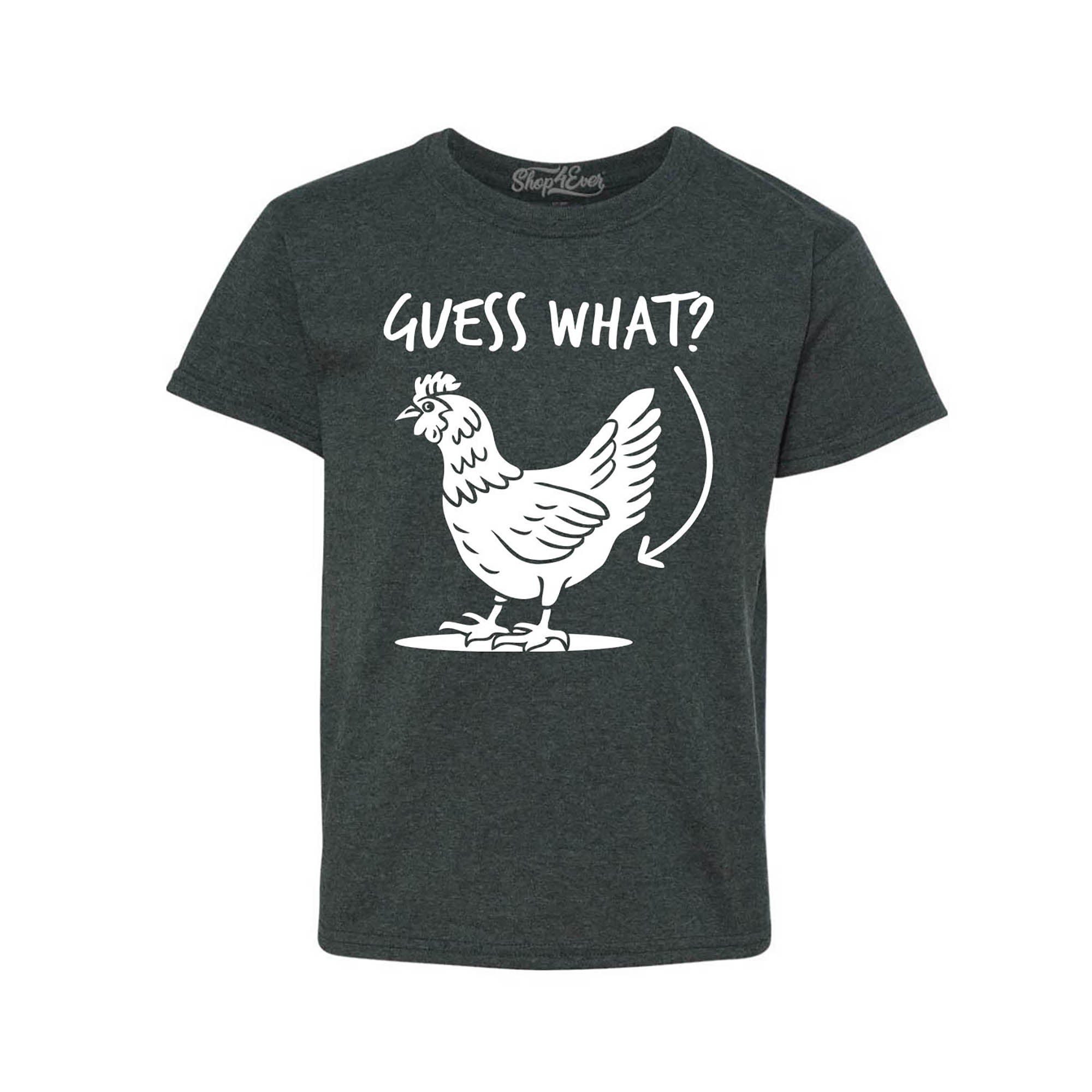 Guess What? Chicken Butt Kids Child Funny Youth's T-Shirt