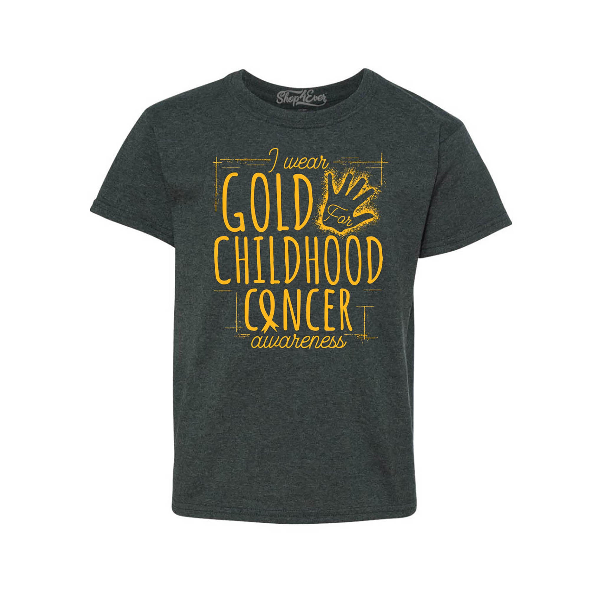 I Wear Gold for Childhood Cancer Awareness Kids Child Youth's T-Shirt