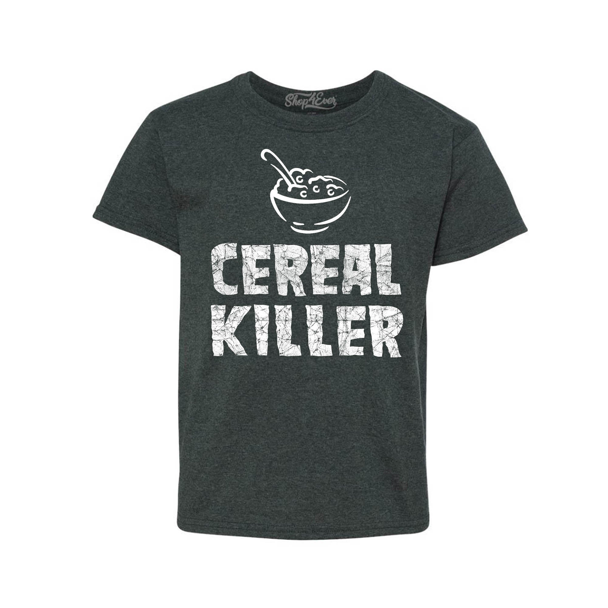 Cereal Killer Youth's T-Shirt Funny Kids Child Tee Shirts