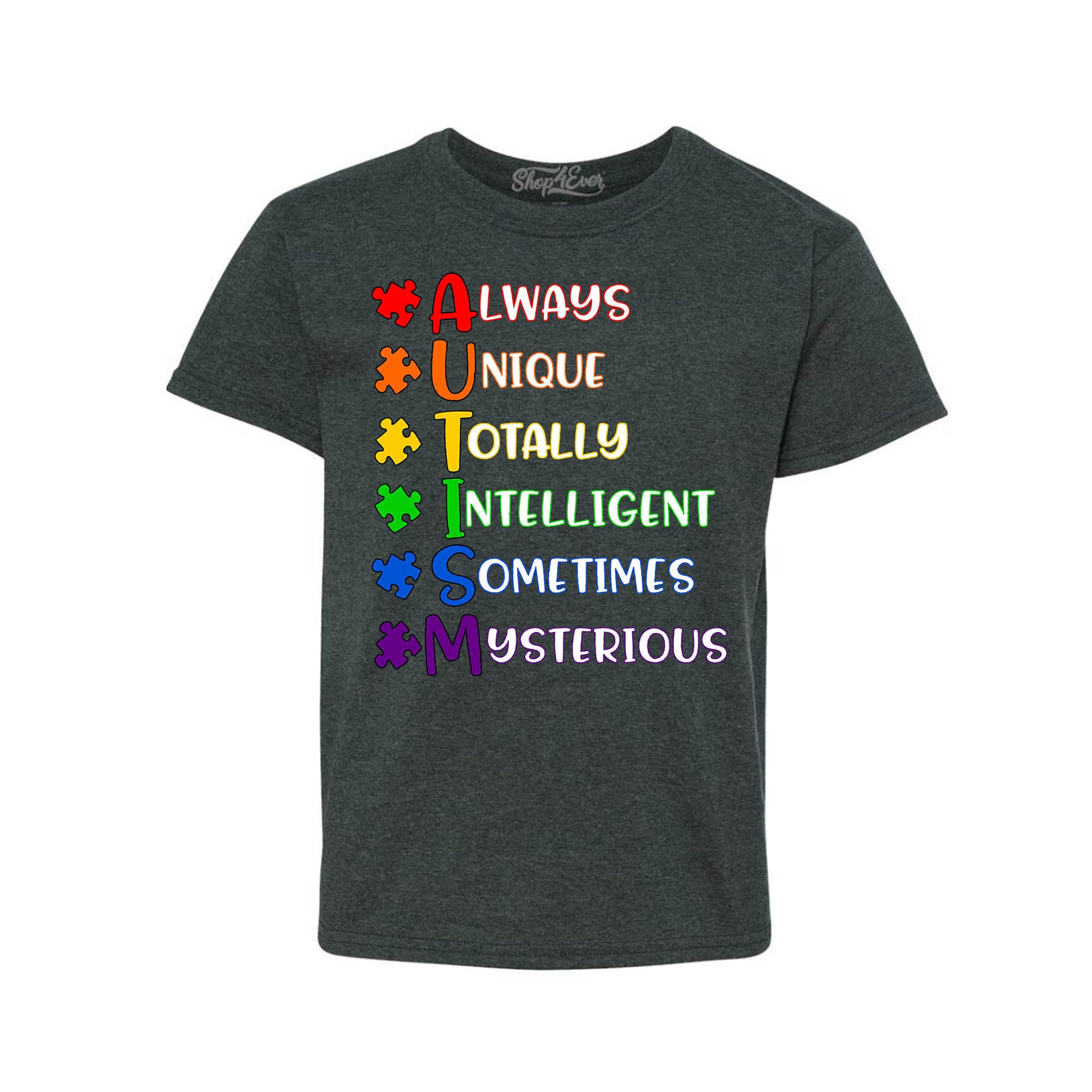 Always Unique Puzzle Autism Awareness Child's T-Shirt Kids Tee