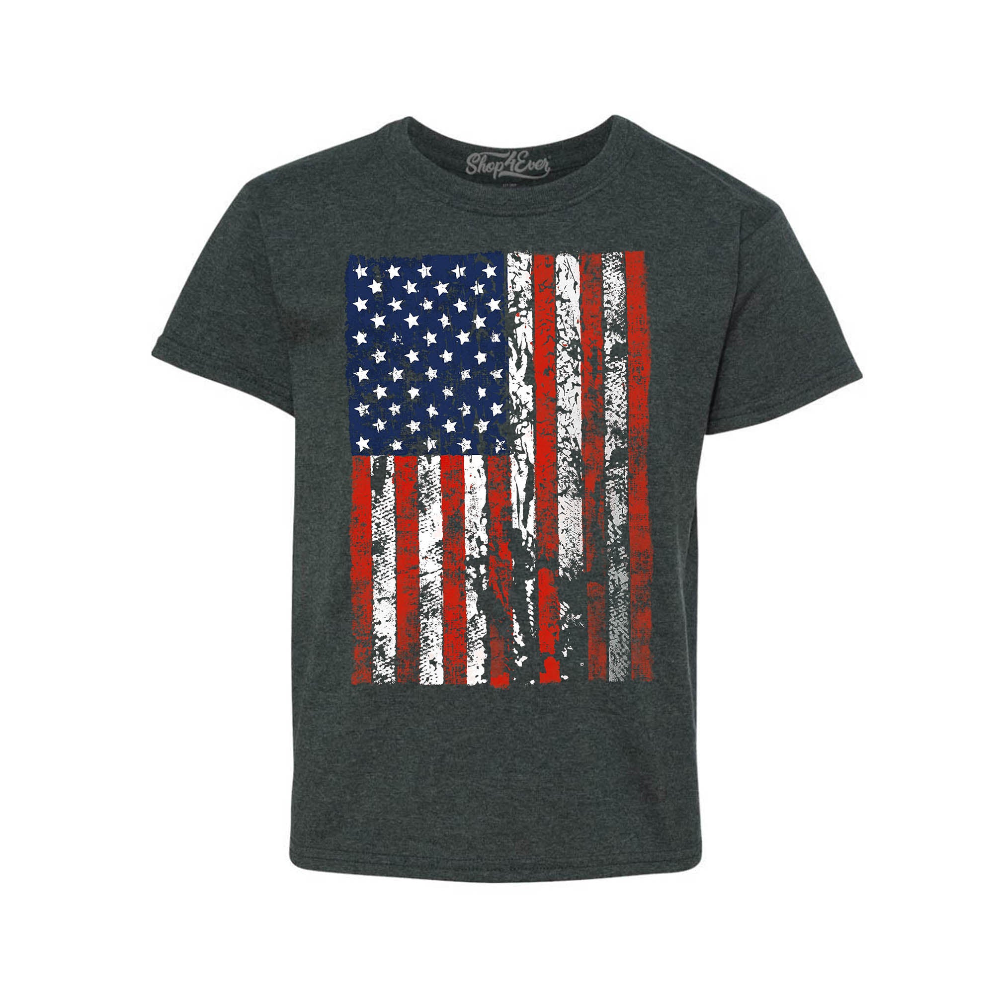 United States of America Flag Vintage Youth's T-Shirt USA Flag Shirts