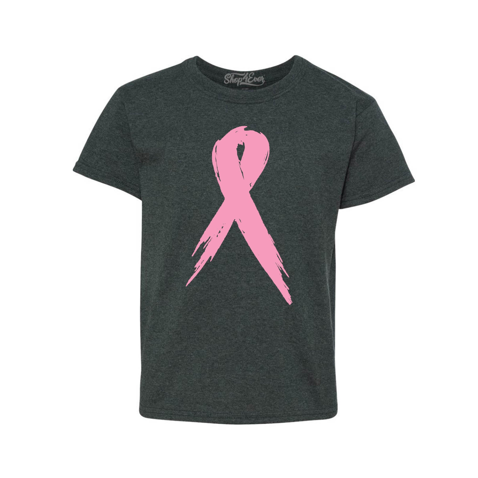 Pink Breast Cancer Ribbon Youth T-Shirt Support Awareness Child's Tee