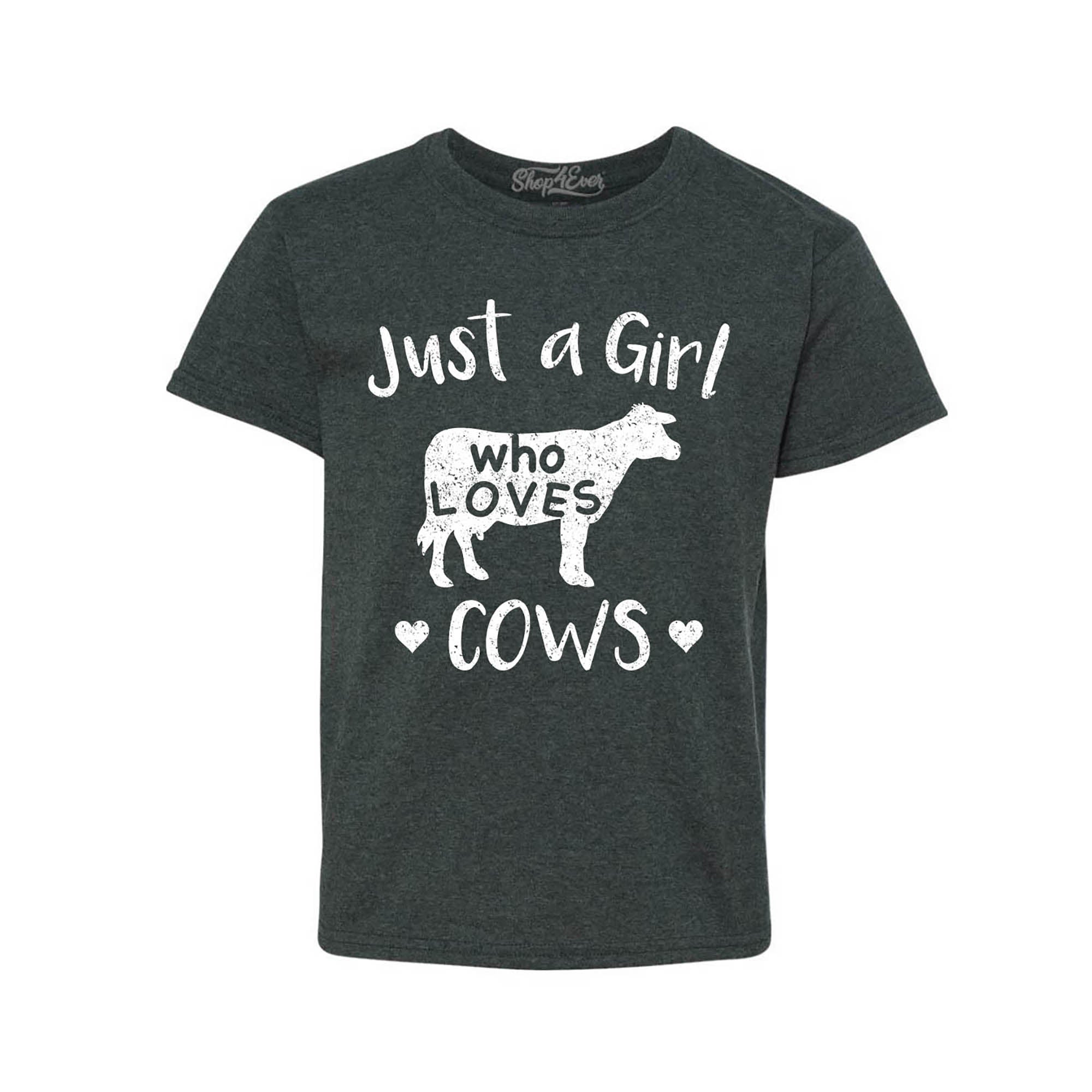 Just A Girl Who Loves Cows Youth's T-Shirt