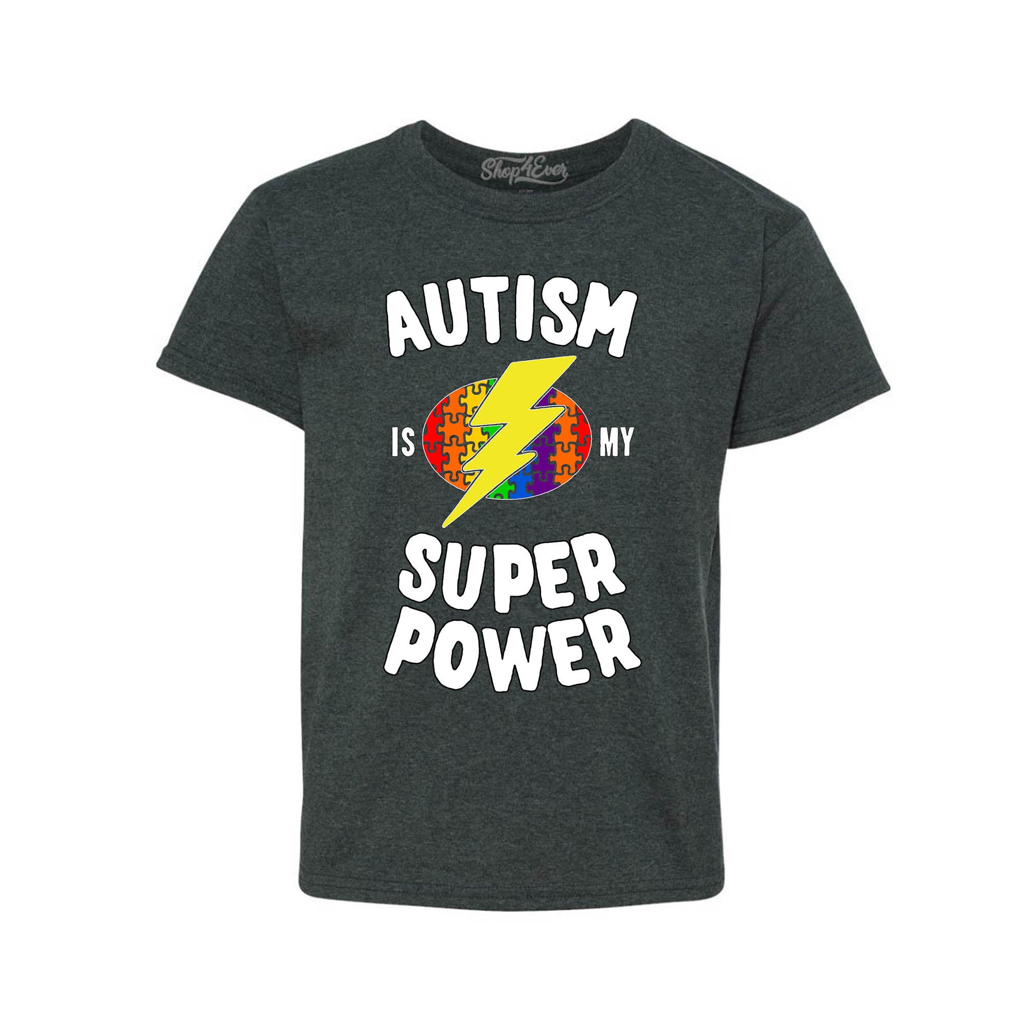 Autism is My Super Power Child's T-Shirt Kids Tee