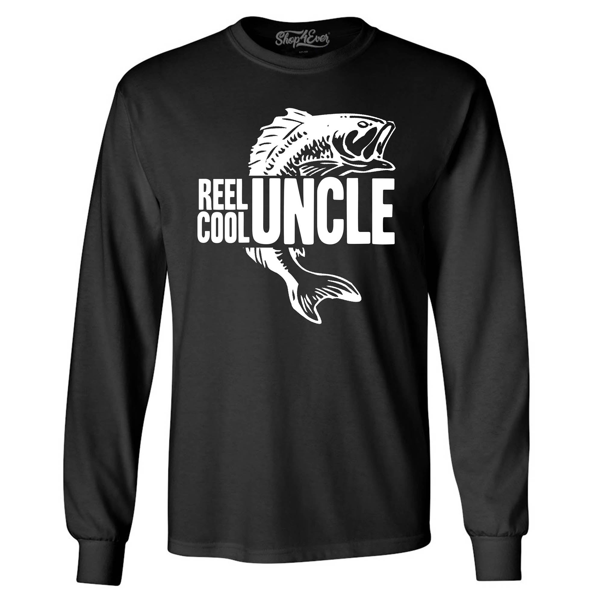 Reel Cool Uncle Fishing Lake Long Sleeve Shirt