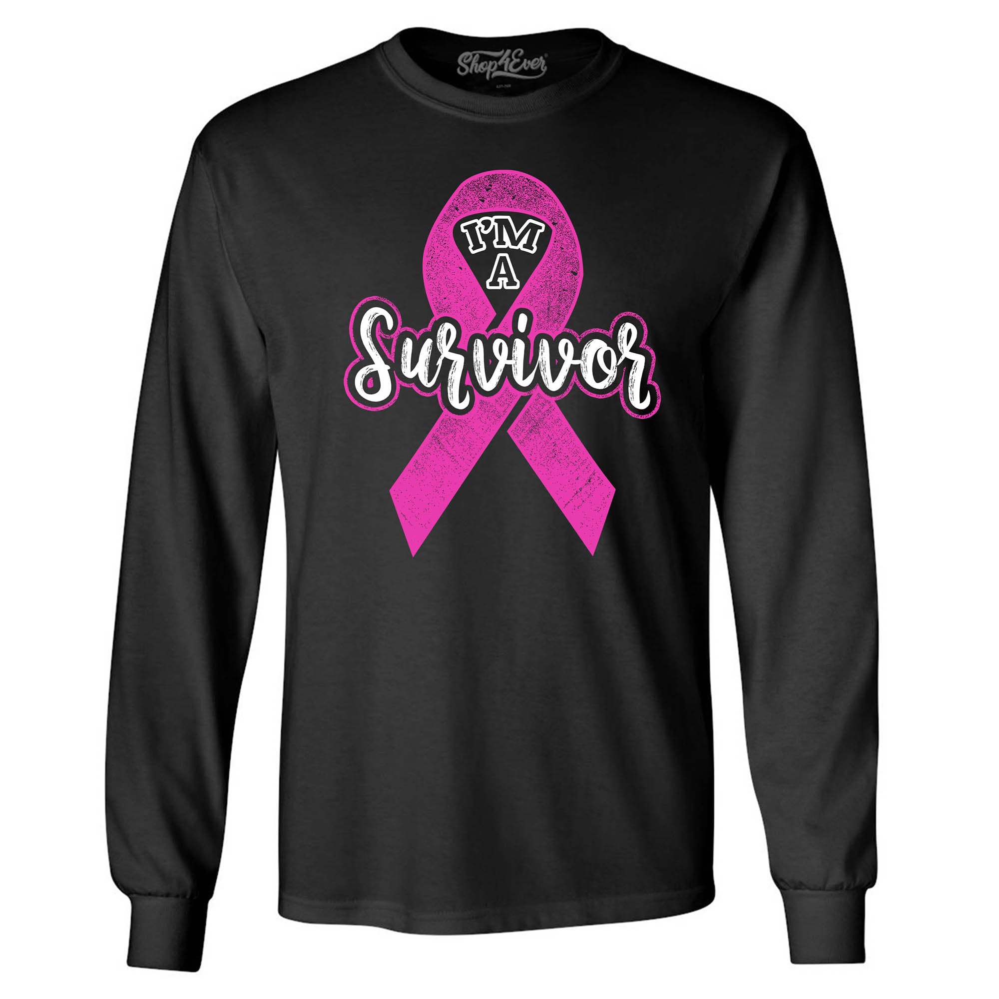 I'm A Survivor Breast Cancer Awareness Long Sleeve Shirt