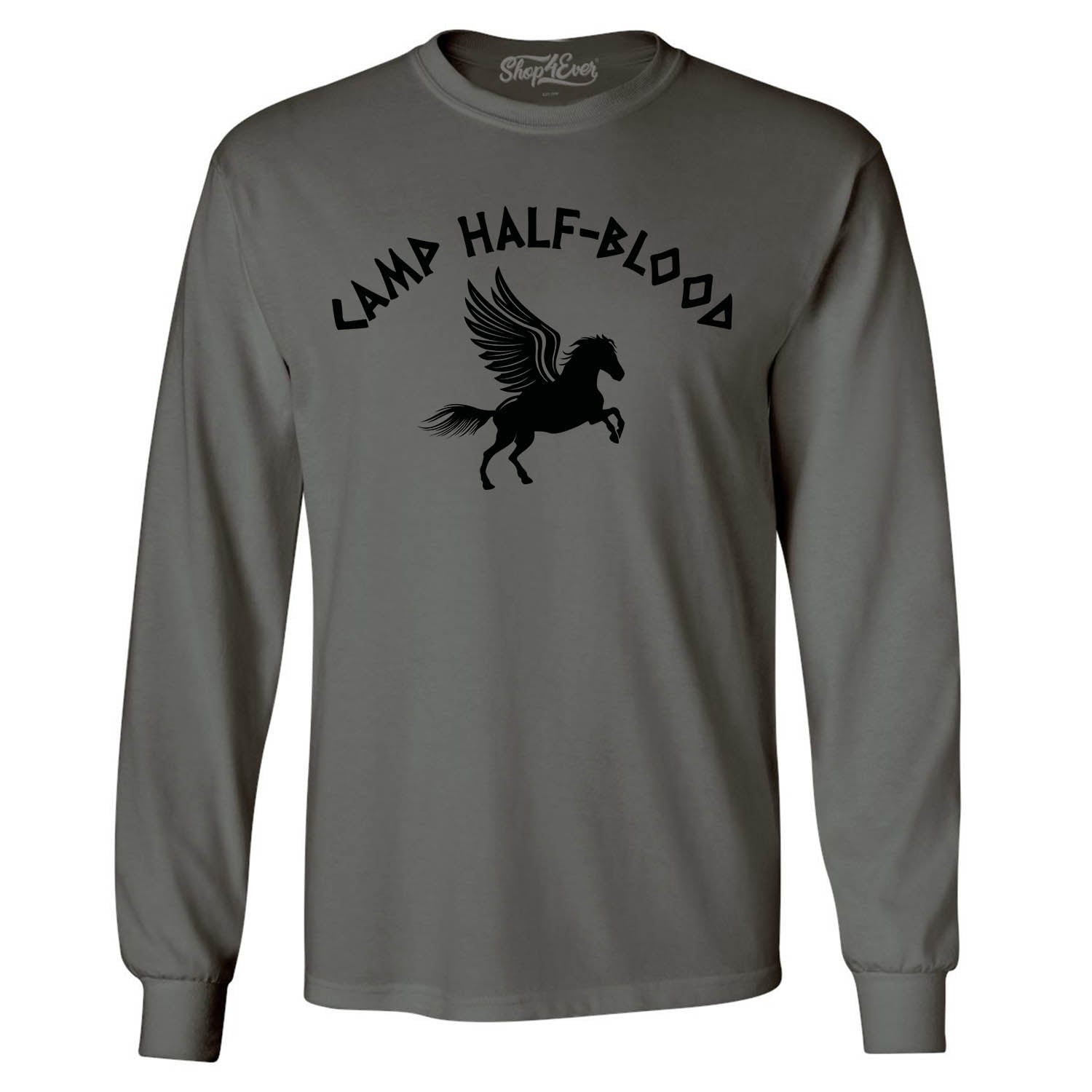 Camp Half Blood Black Long Sleeve Shirt Demigod Tee