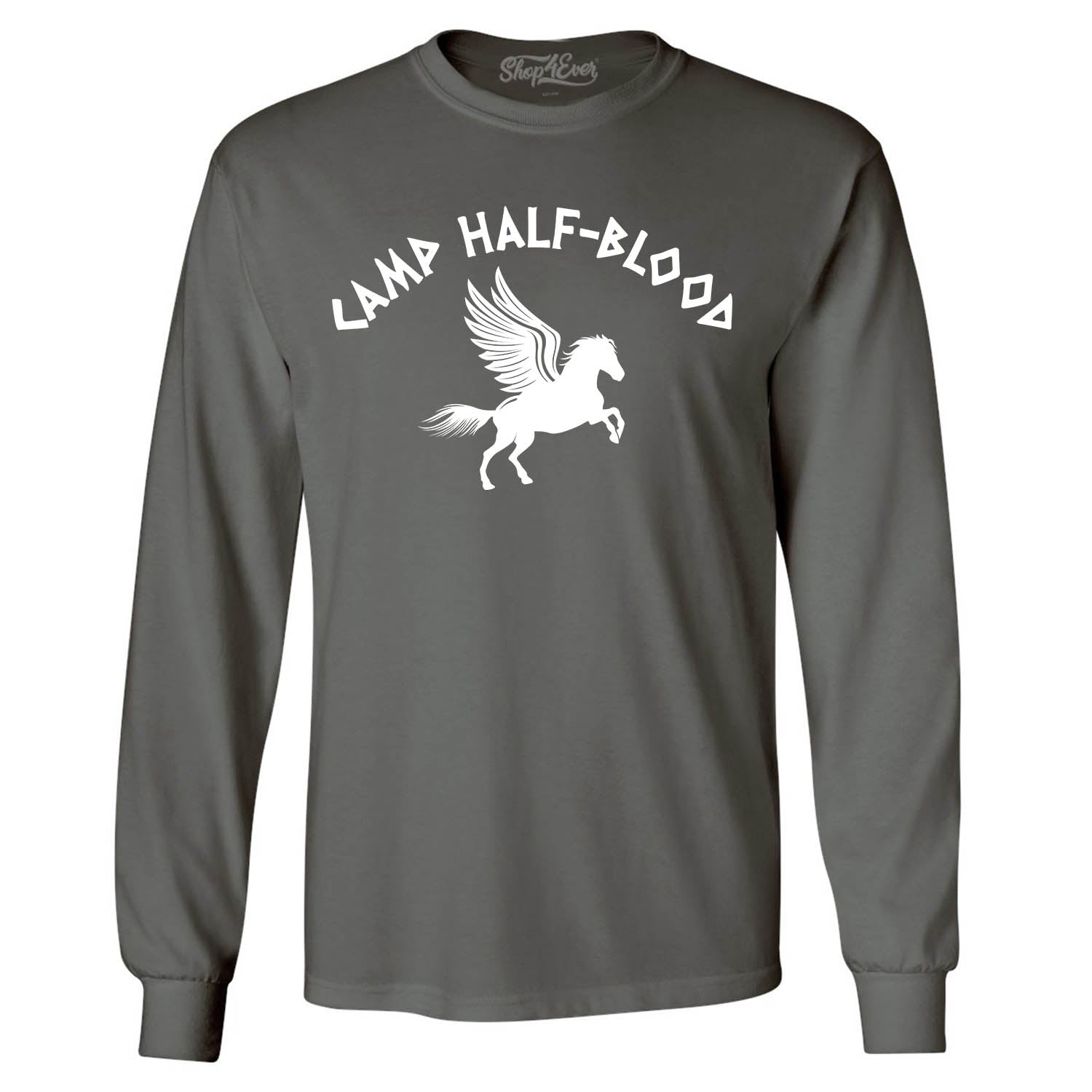Camp Half Blood White Long Sleeve Shirt Demigod Tee