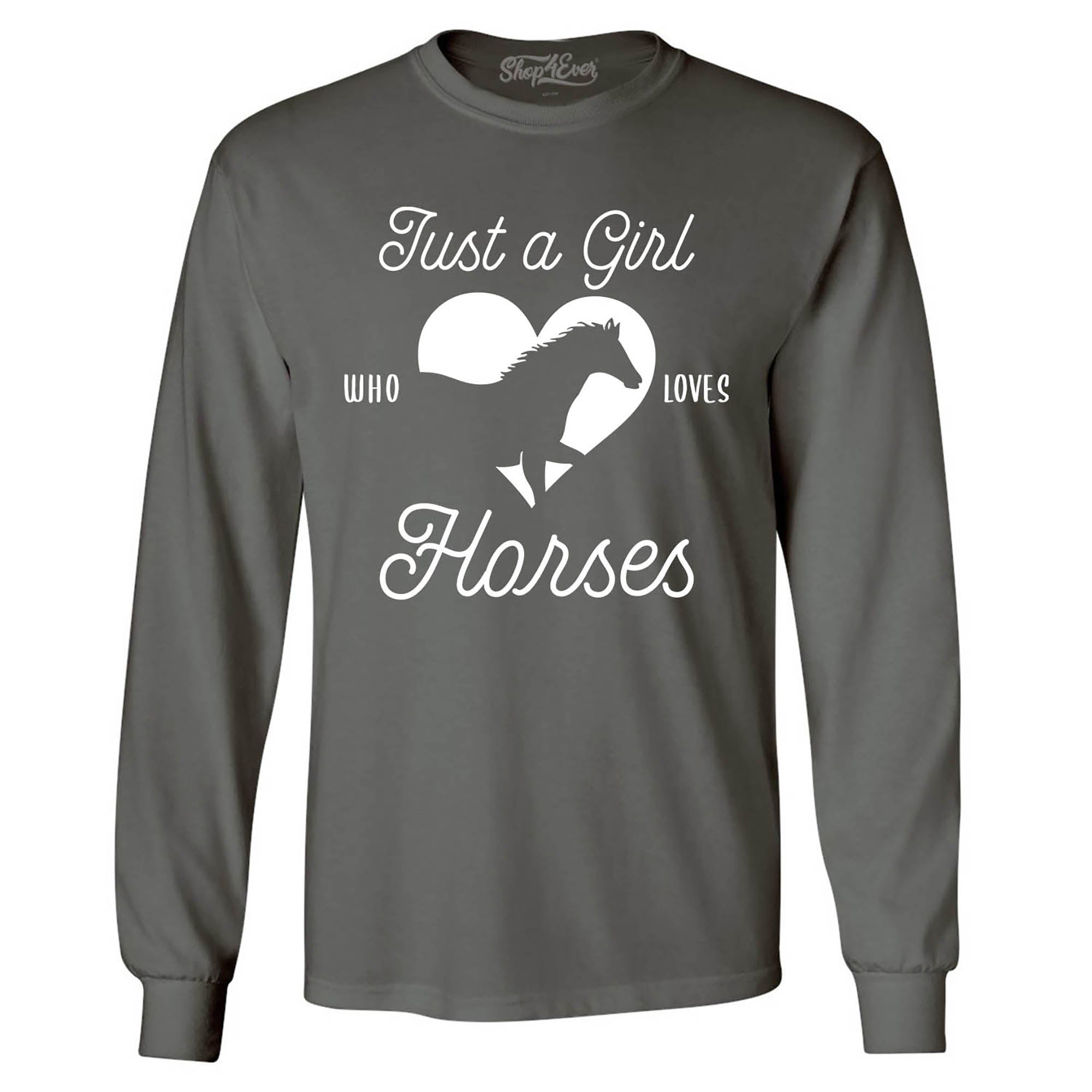 Just A Girl Who Loves Horses Long Sleeve Shirt