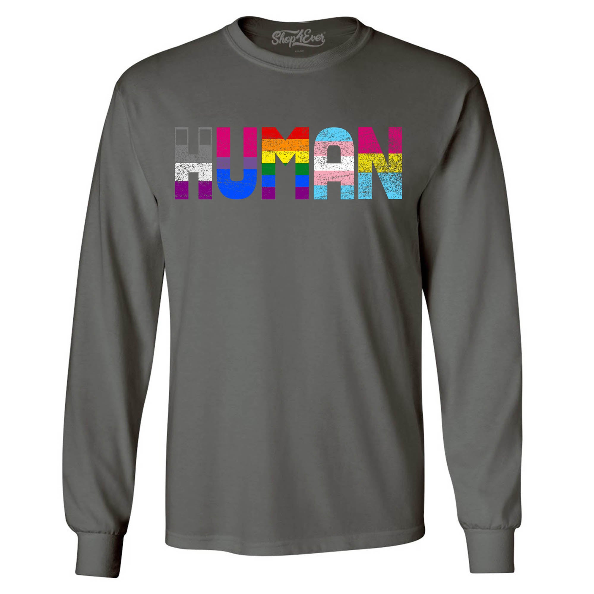 Human Pride Flags Long Sleeve Shirt
