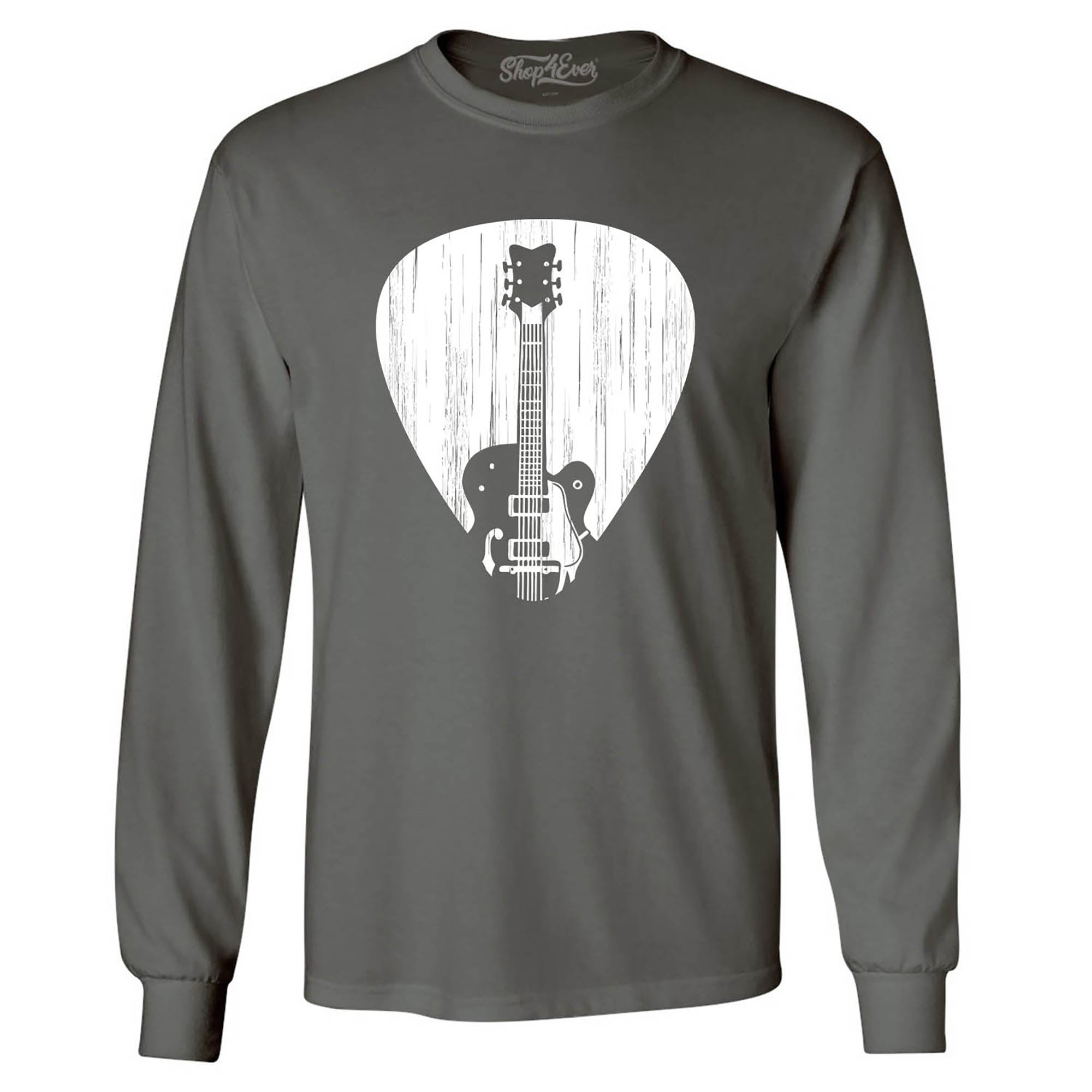 Electric Guitar Pick Musician Long Sleeve Shirt