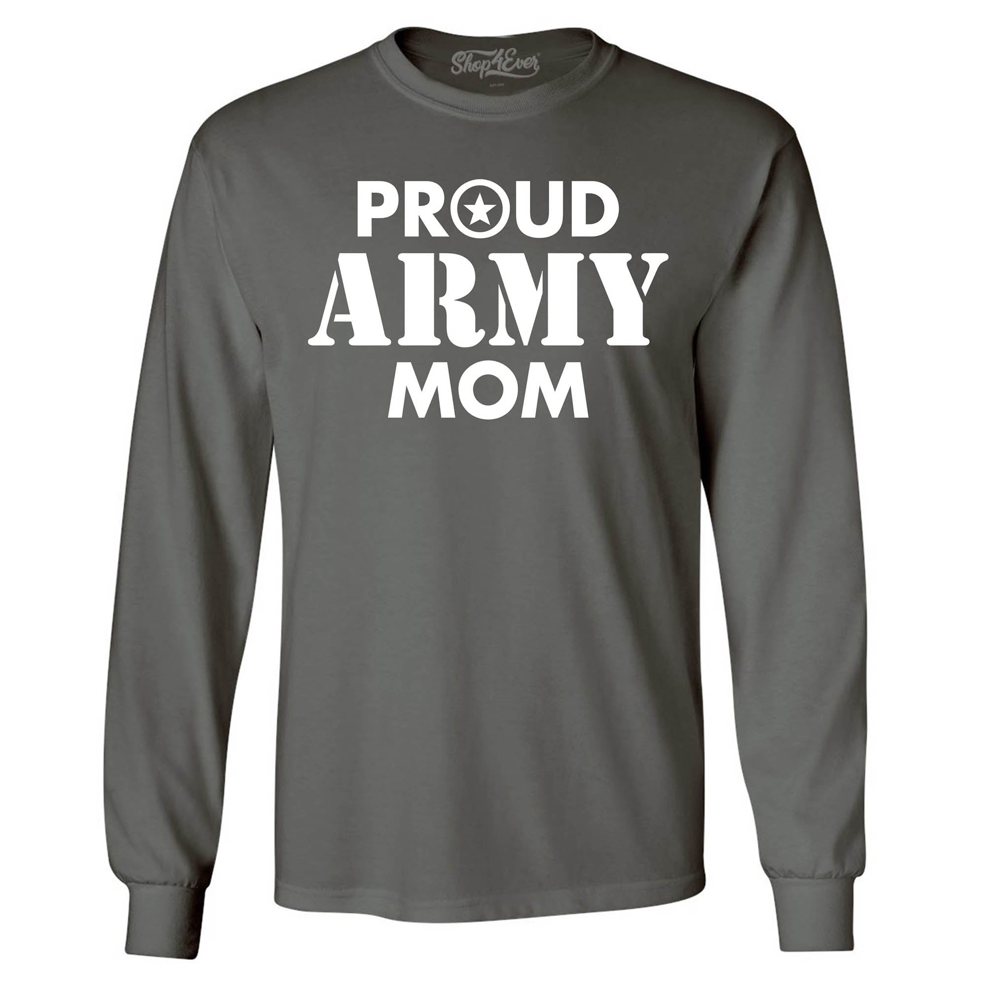 Proud Army Mom Long Sleeve Shirt