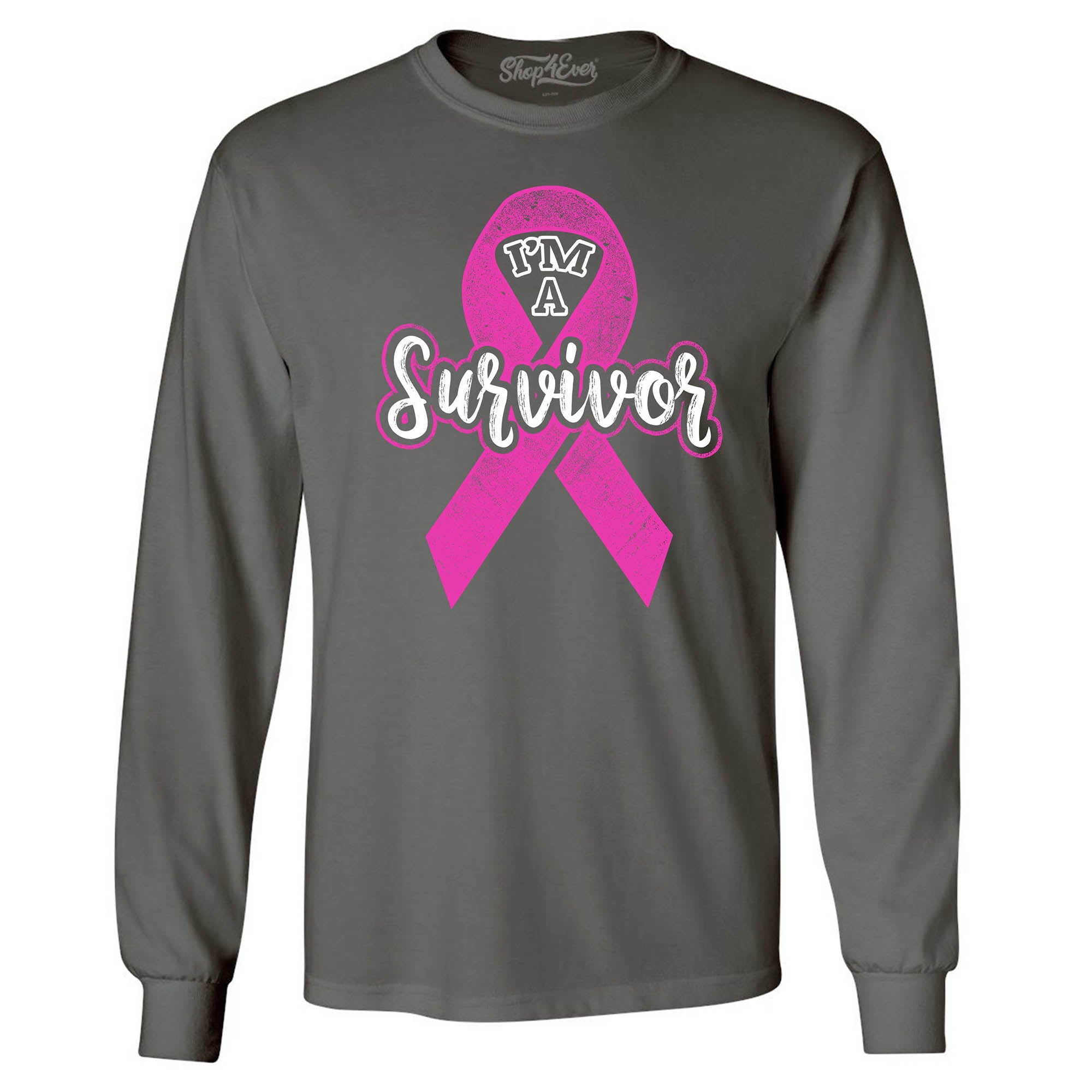 I'm A Survivor Breast Cancer Awareness Long Sleeve Shirt