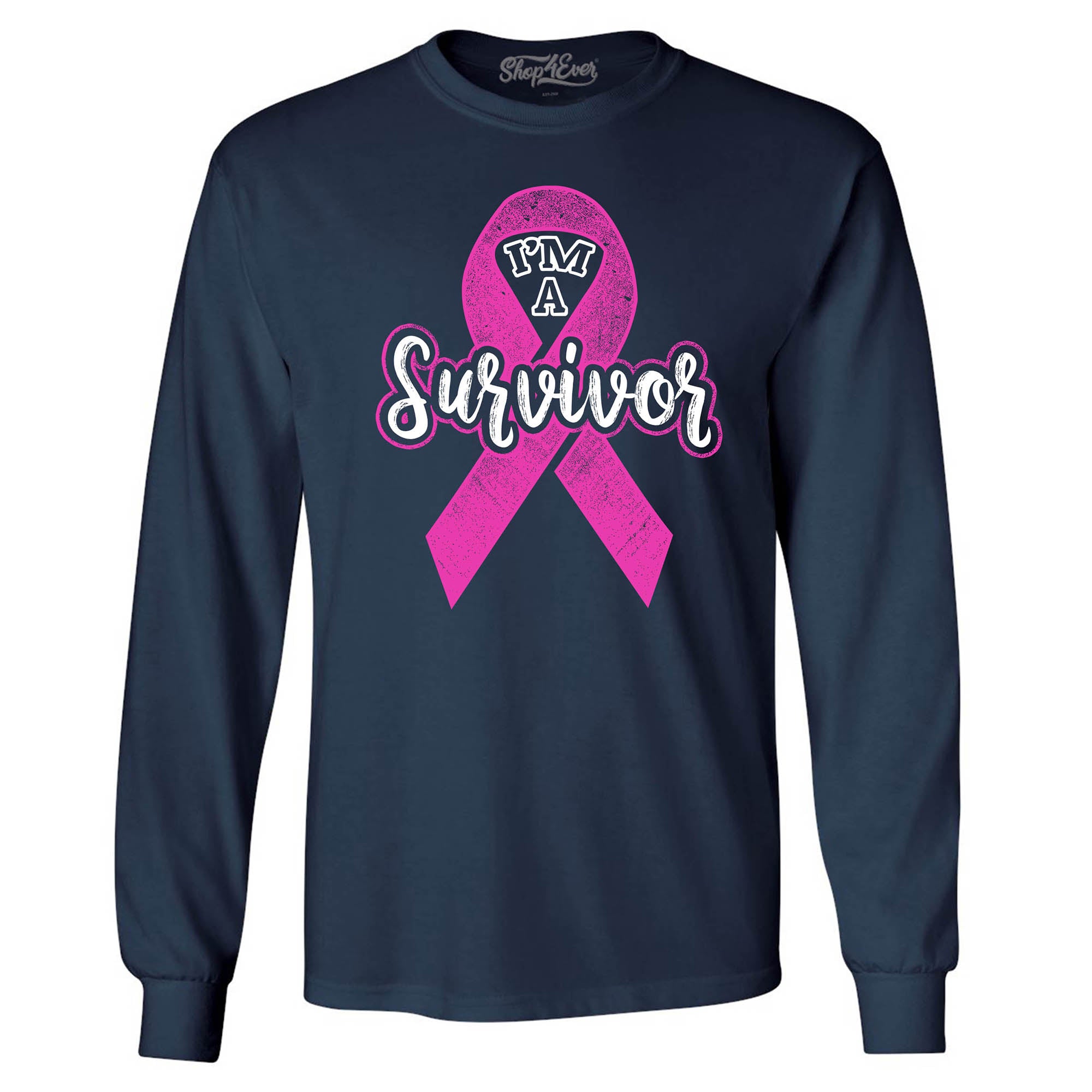 I'm A Survivor Breast Cancer Awareness Long Sleeve Shirt