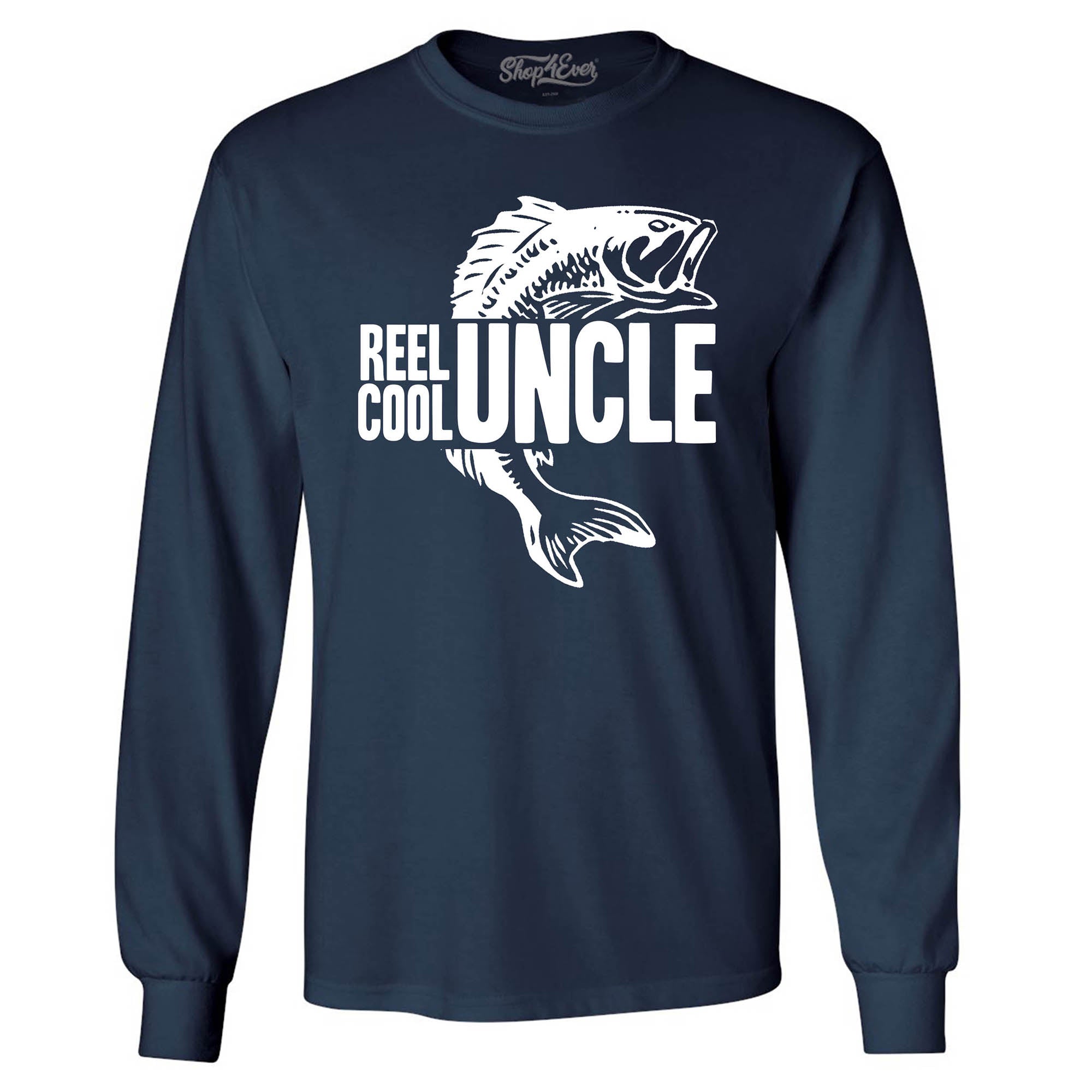Reel Cool Uncle Fishing Lake Long Sleeve Shirt