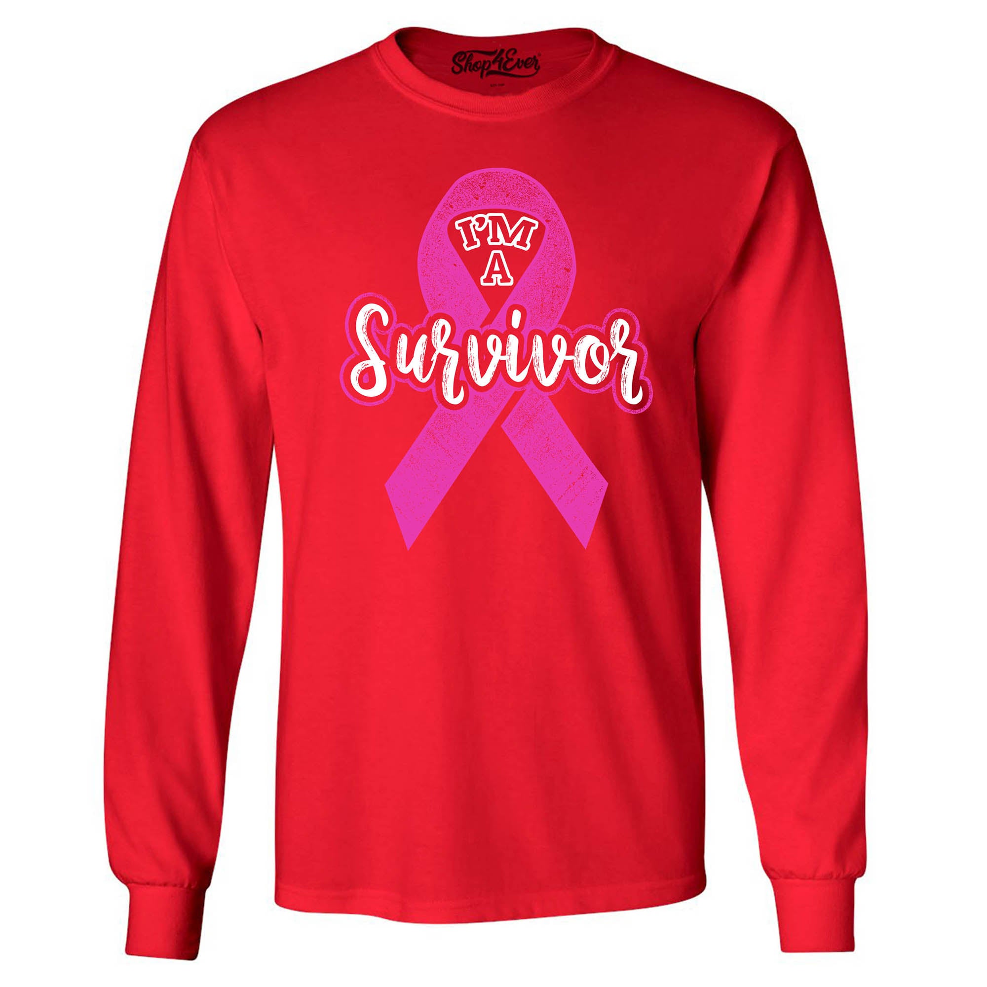 I'm A Survivor Breast Cancer Awareness Long Sleeve Shirt