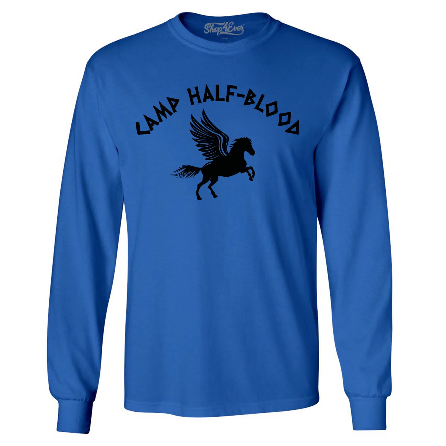 Camp Half Blood Black Long Sleeve Shirt Demigod Tee